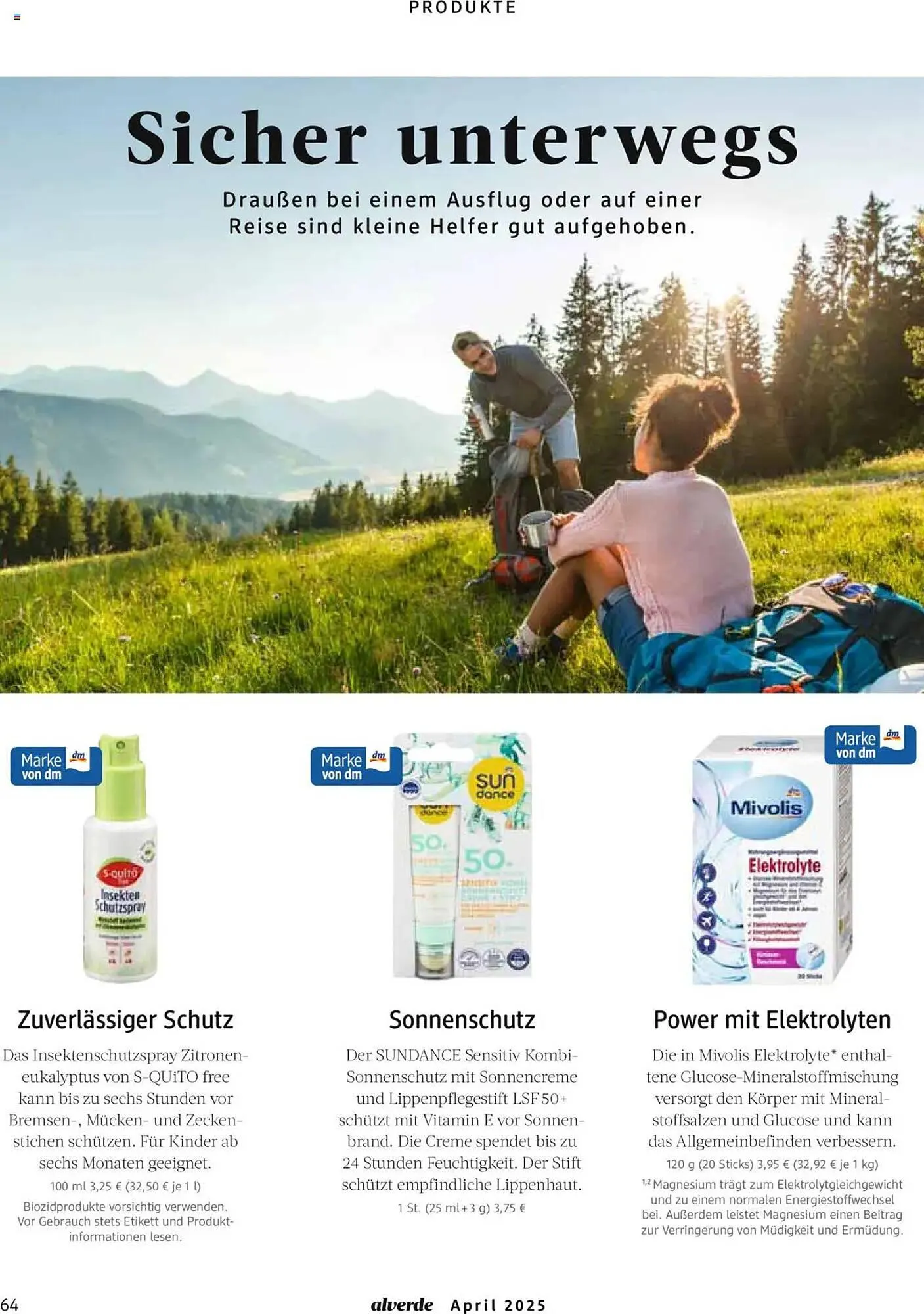 dm drogerie Prospekt von 1. April bis 30. April 2025 - Prospekt seite 64