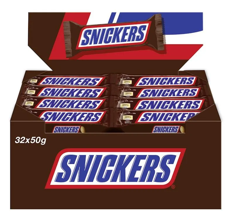 Snickers 32 Riegel x 50 g (1,6 kg)