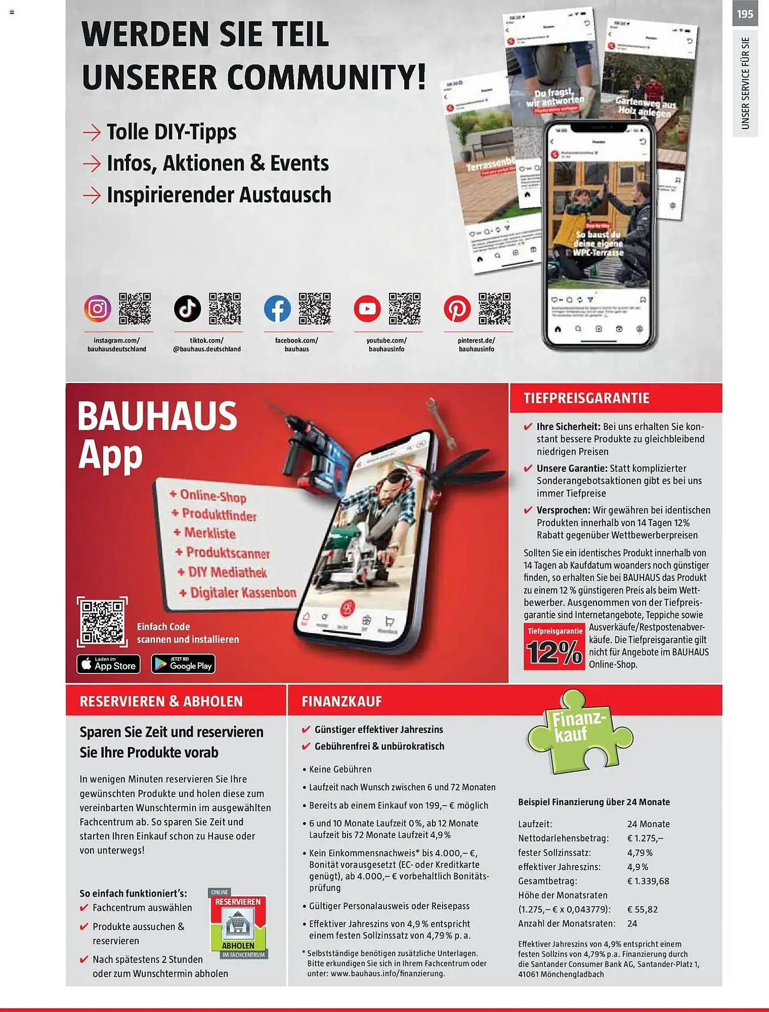 Bauhaus Prospekt von 2. März bis 30. Juni 2026 - Prospekt seite 195