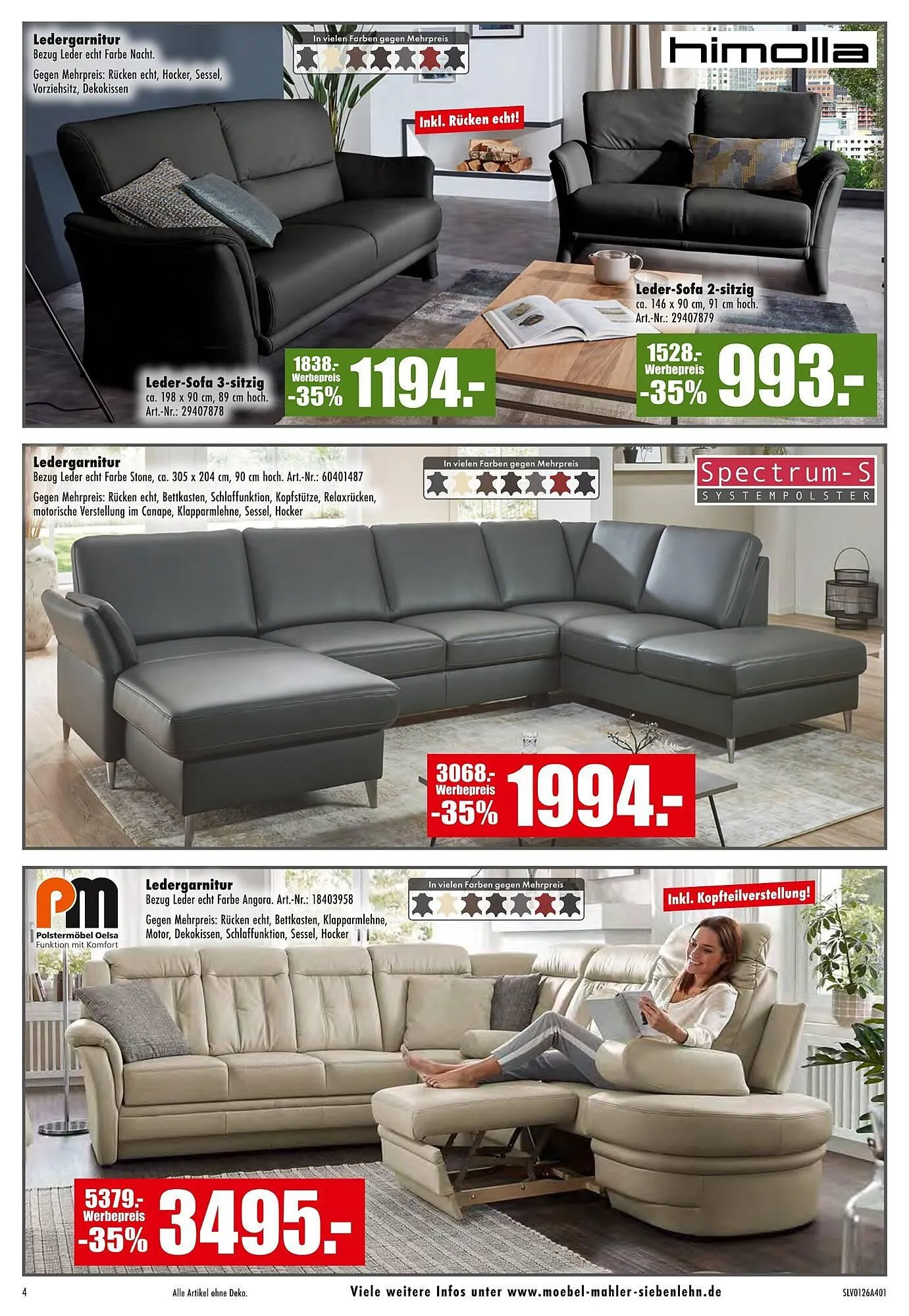 Möbel Mahler Katalog von 7. Januar bis 13. Januar 2026 - Prospekt seite 4