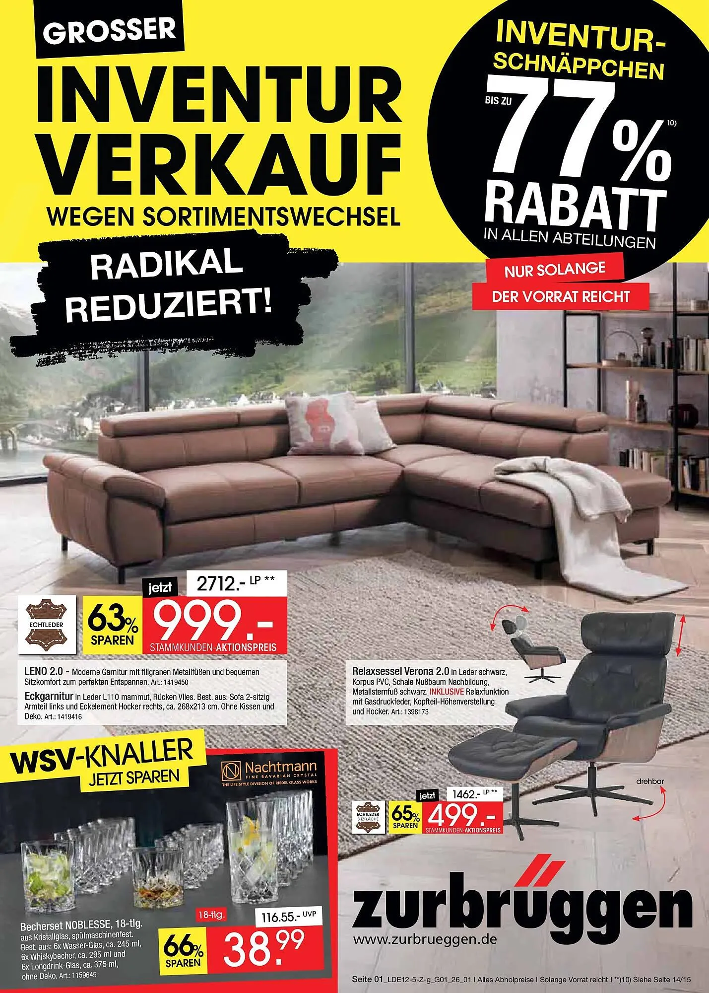 Zurbrüggen Prospekt von 26. Dezember bis 10. Januar 2026 - Prospekt seite 1