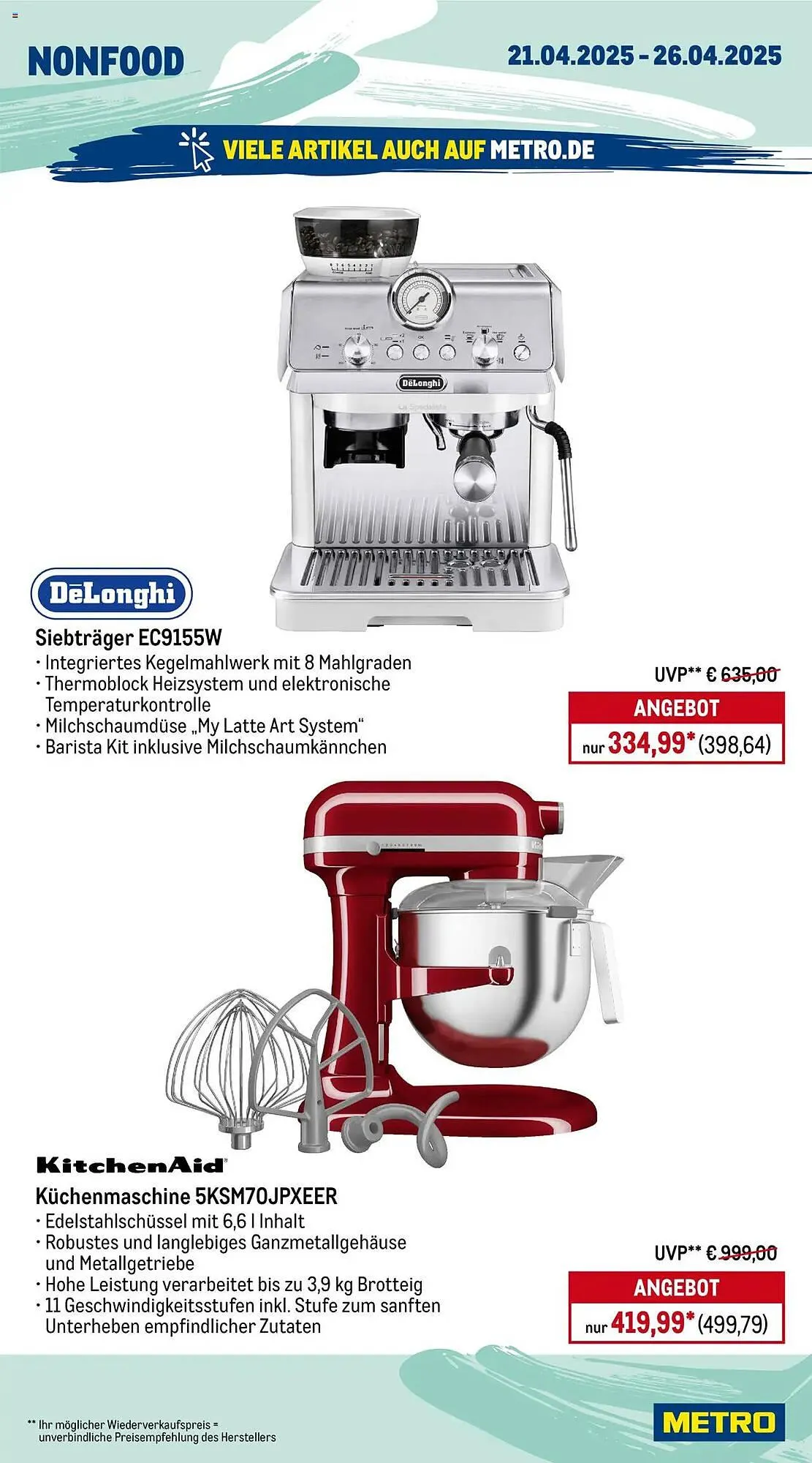 METRO Prospekt von 21. April bis 26. April 2025 - Prospekt seite 20