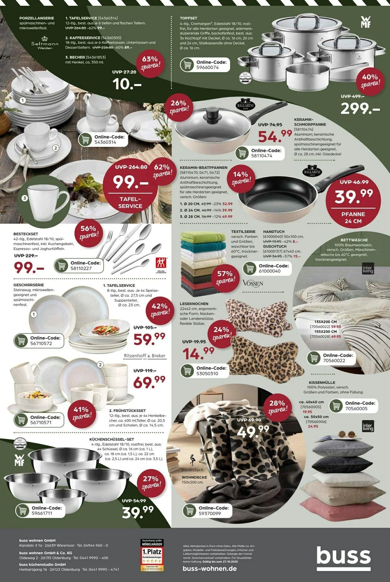 Möbel Buss Aktueller Prospekt von 5. November bis 19. November 2025 - Prospekt seite 4