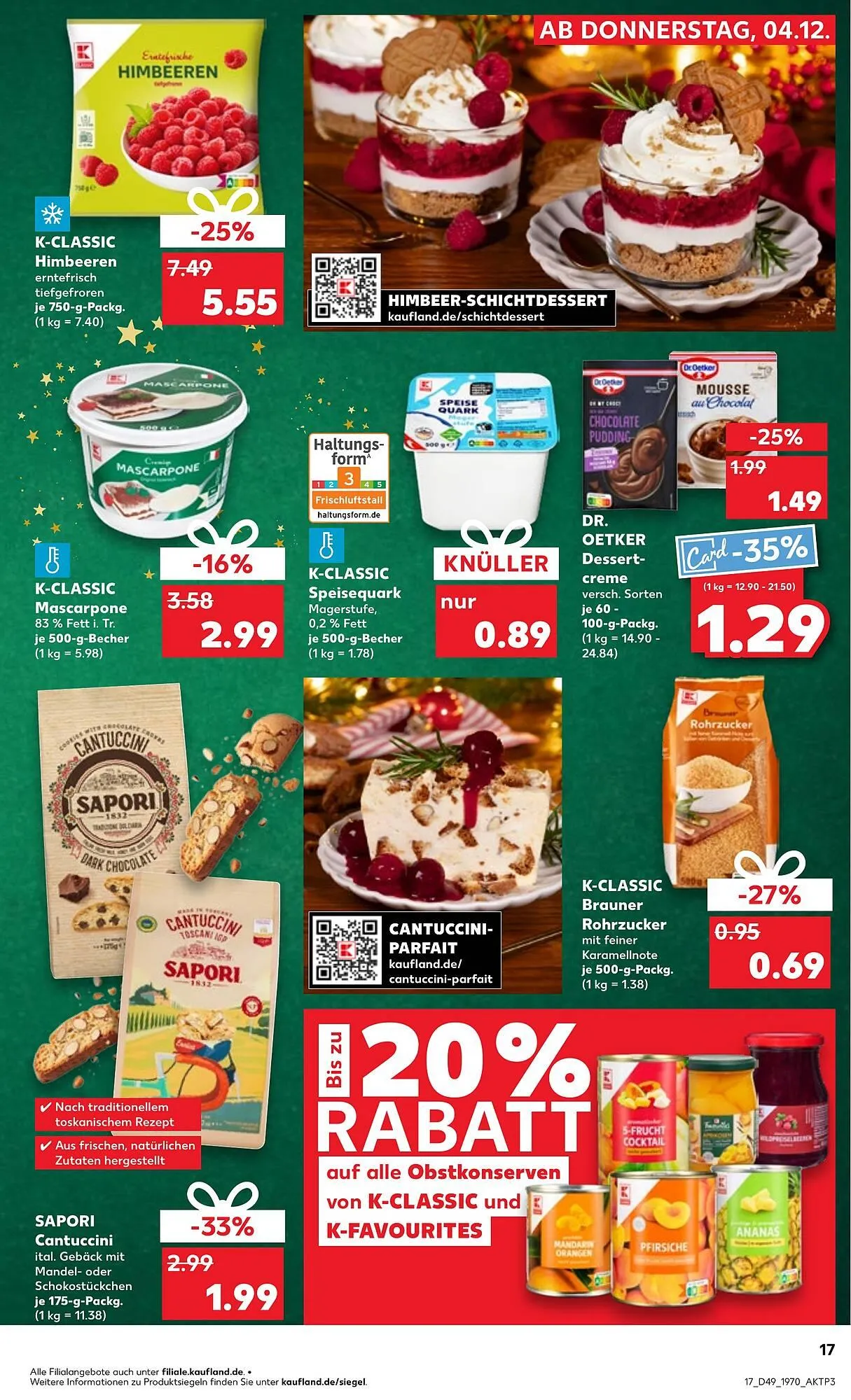 Kaufland Prospekt von 4. Dezember bis 10. Dezember 2025 - Prospekt seite 17