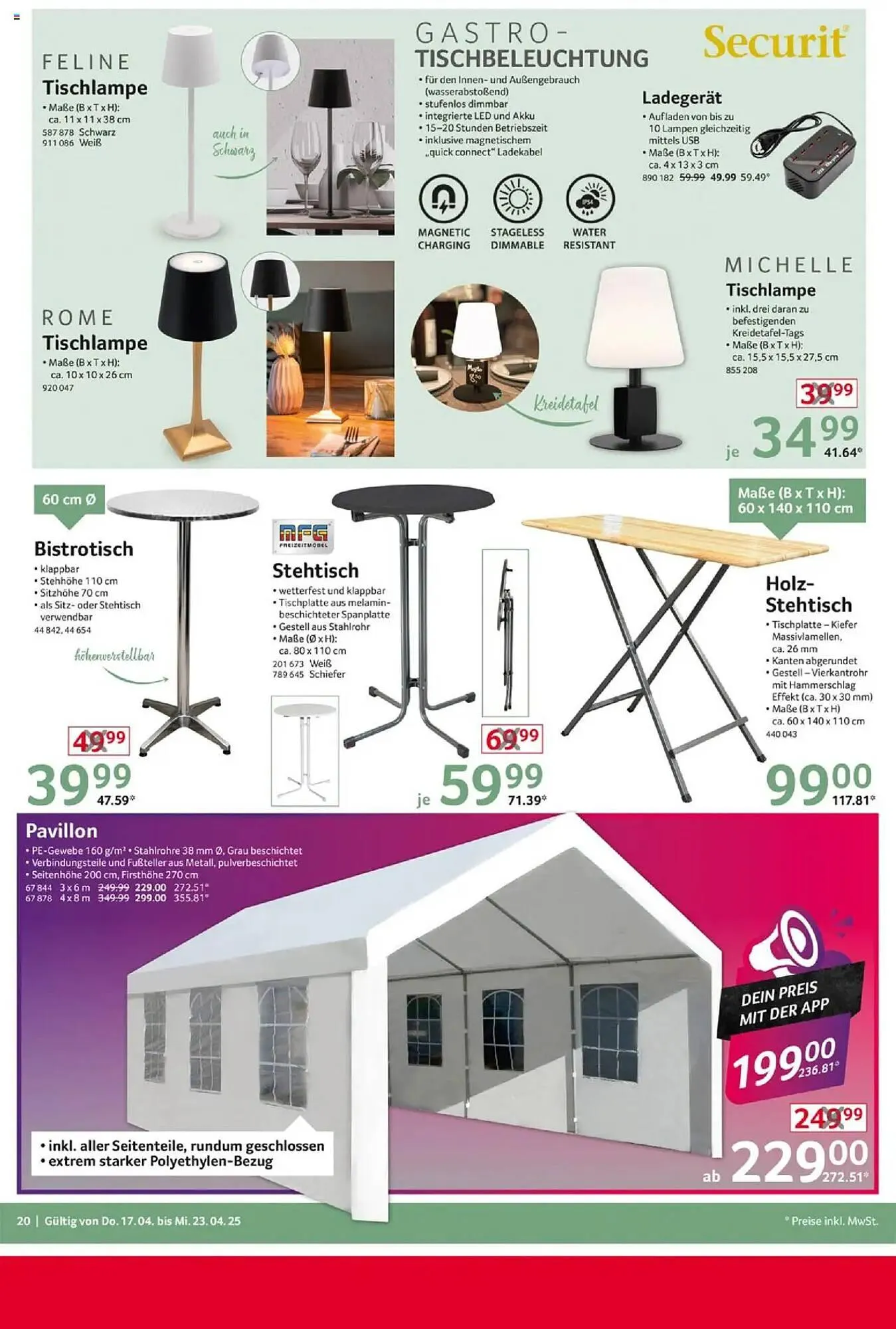 Selgros Prospekt von 17. April bis 23. April 2025 - Prospekt seite 20