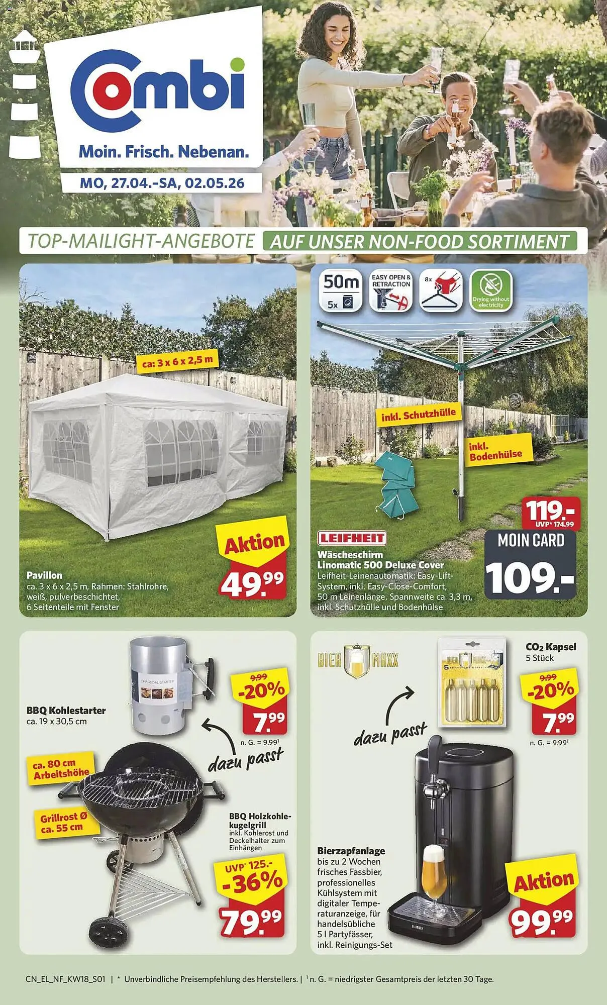 Combi Prospekt von 27. April bis 2. Mai 2026 - Prospekt seite 1