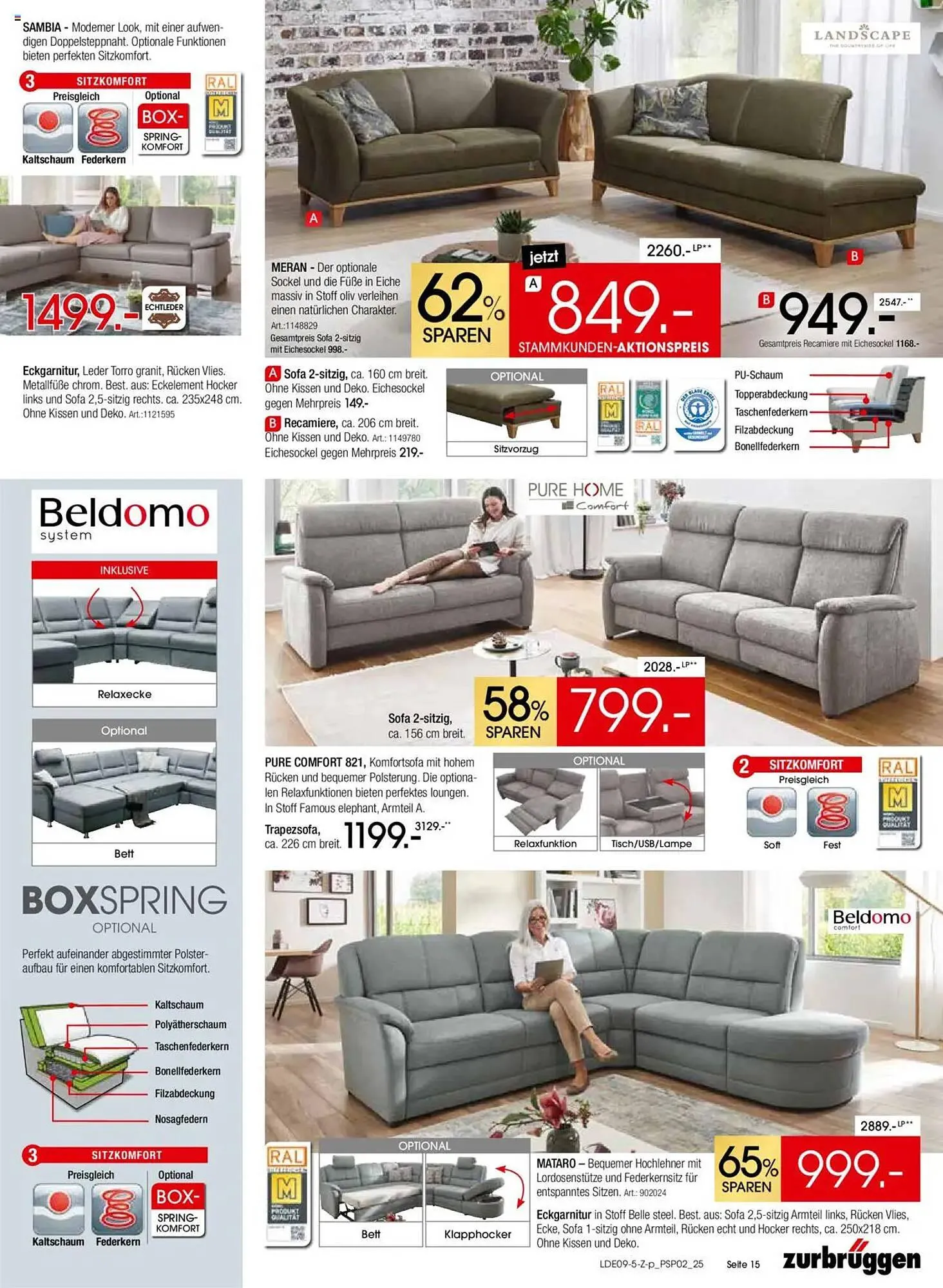 Zurbrüggen Prospekt von 20. September bis 18. Oktober 2025 - Prospekt seite 15