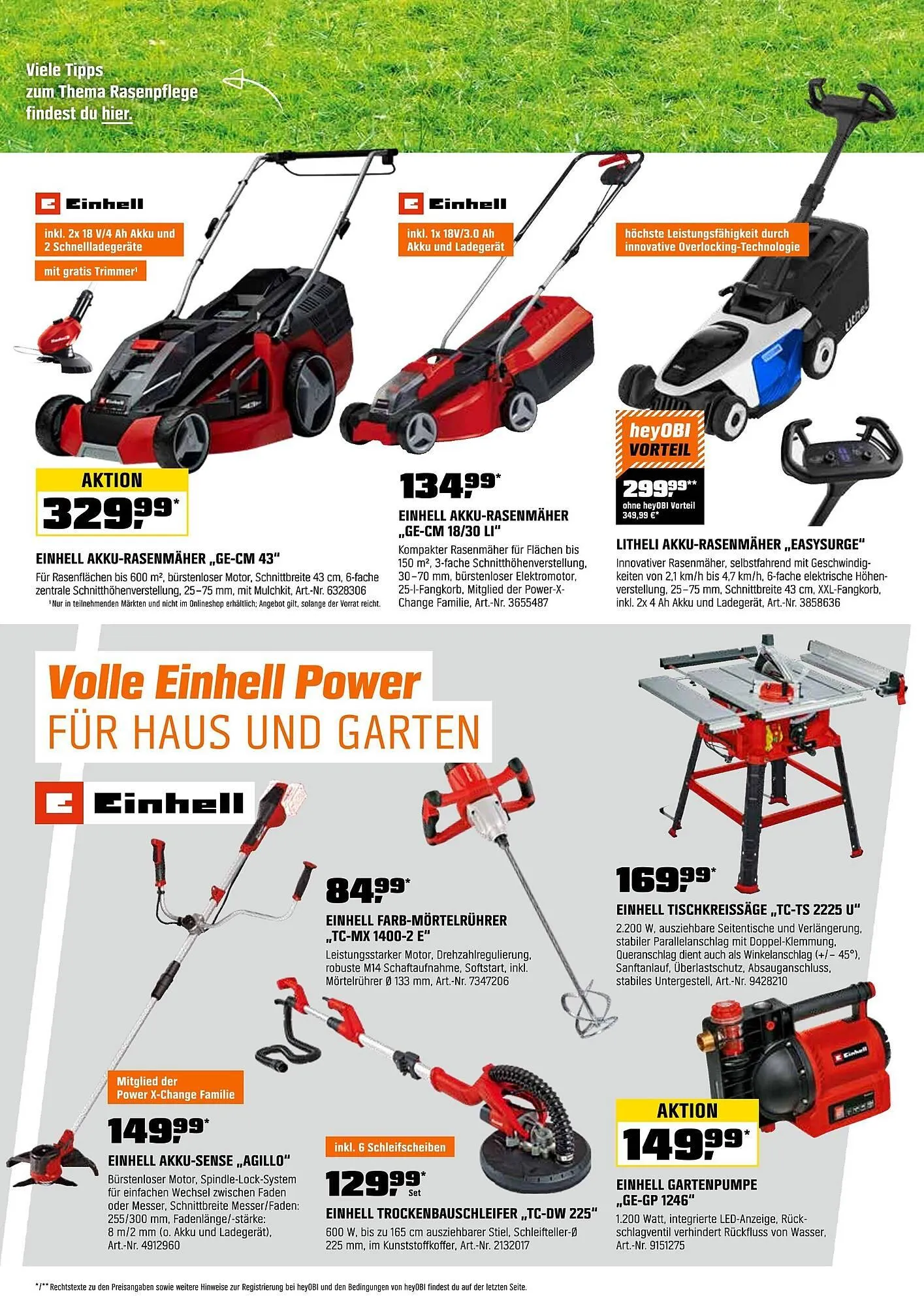 OBI Prospekt von 16. Mai bis 31. Mai 2025 - Prospekt seite 9