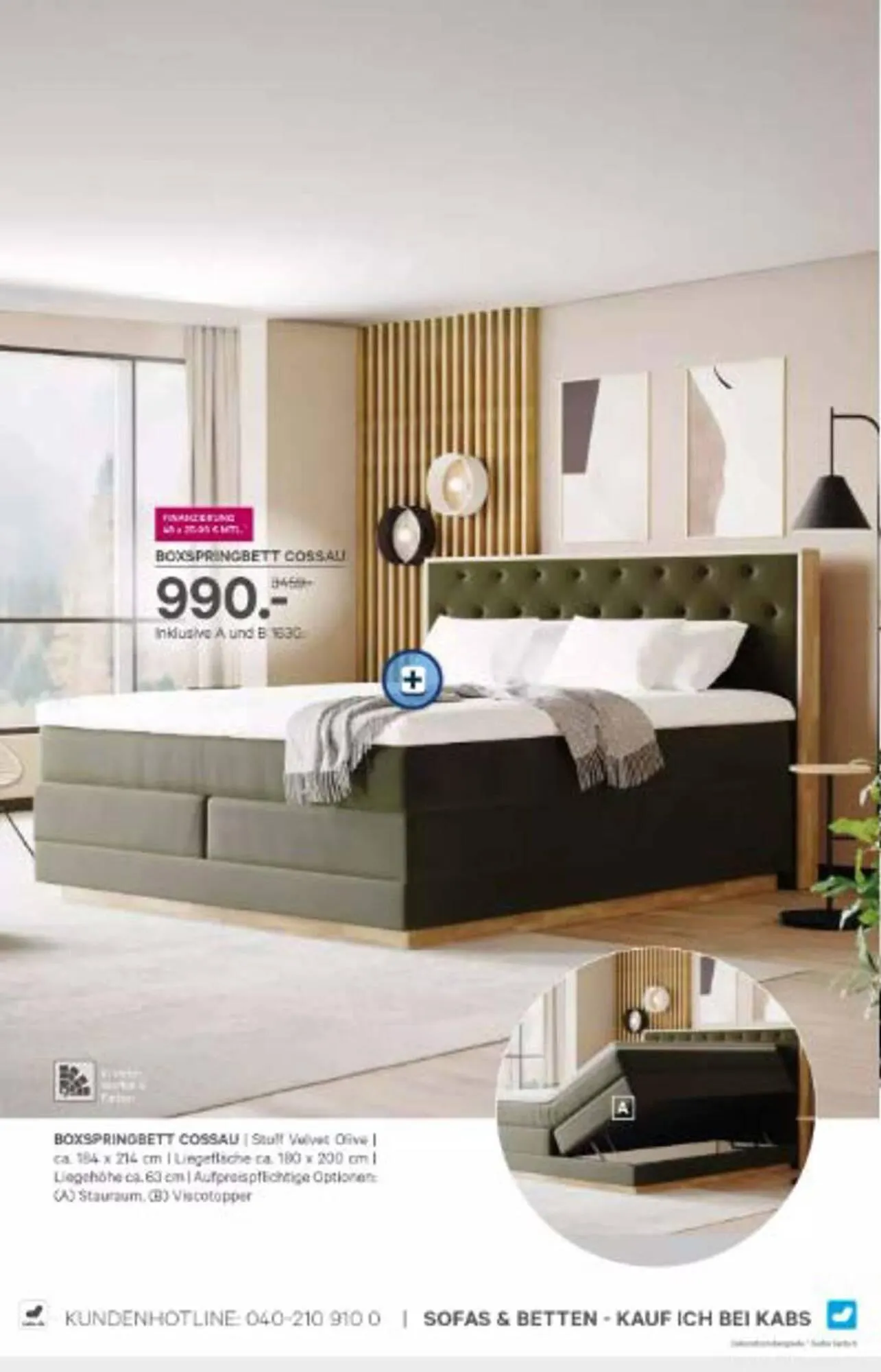Kabs Polsterwelt Prospekt von 29. Dezember bis 30. Januar 2026 - Prospekt seite 44