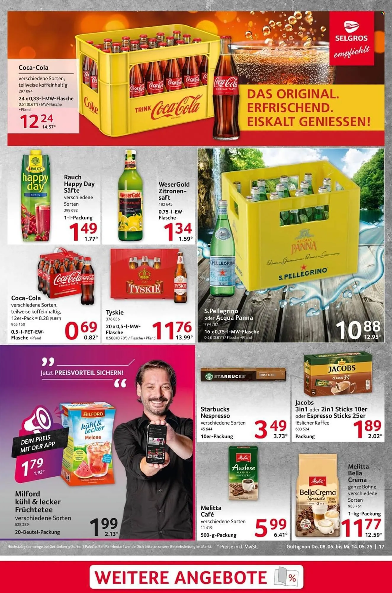 Selgros Prospekt von 8. Mai bis 14. Mai 2025 - Prospekt seite 17