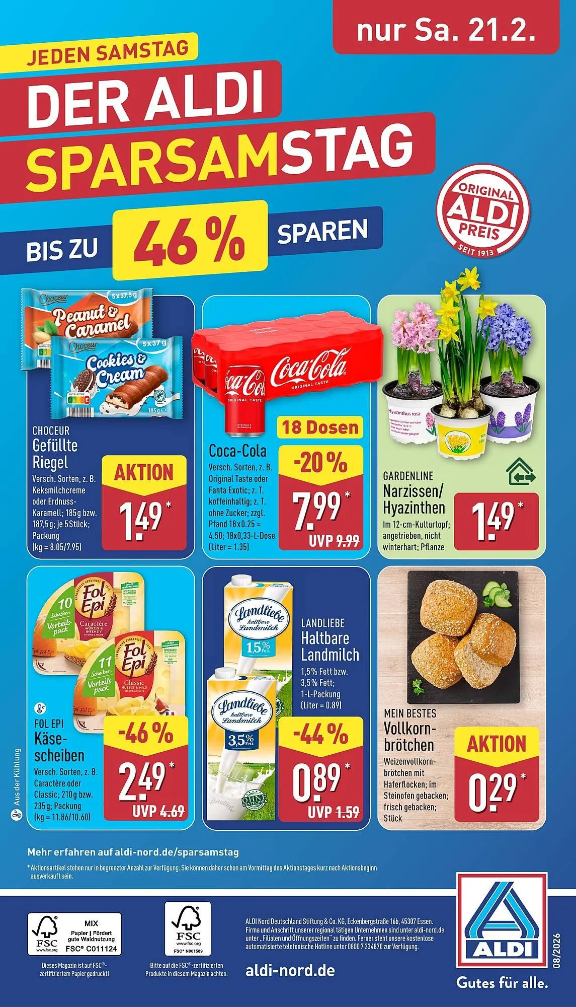 Aldi Nord Prospekt von 16. Februar bis 21. Februar 2026 - Prospekt seite 33