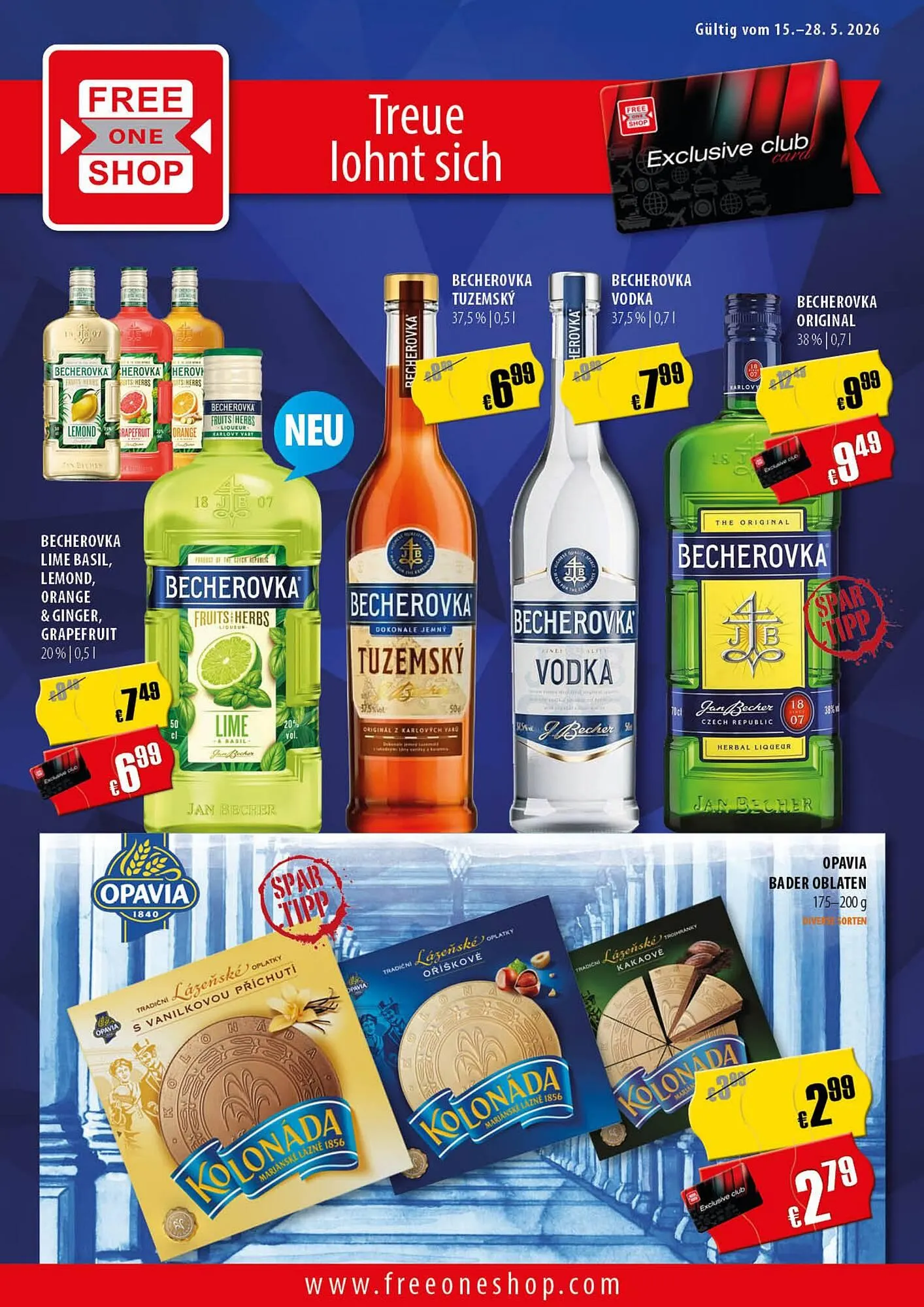 FreeOneShop Prospekt von 15. Mai bis 31. Mai 2026 - Prospekt seite 1