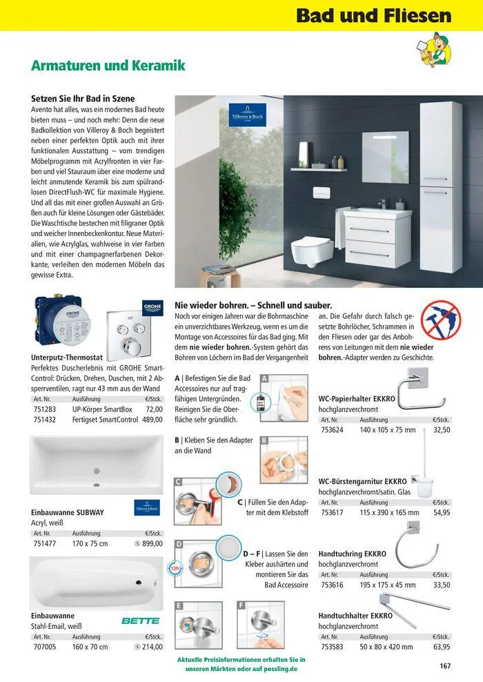 Holz-& Baukatalog 2024/25 von 27. März bis 31. Januar 2025 - Prospekt seite 167
