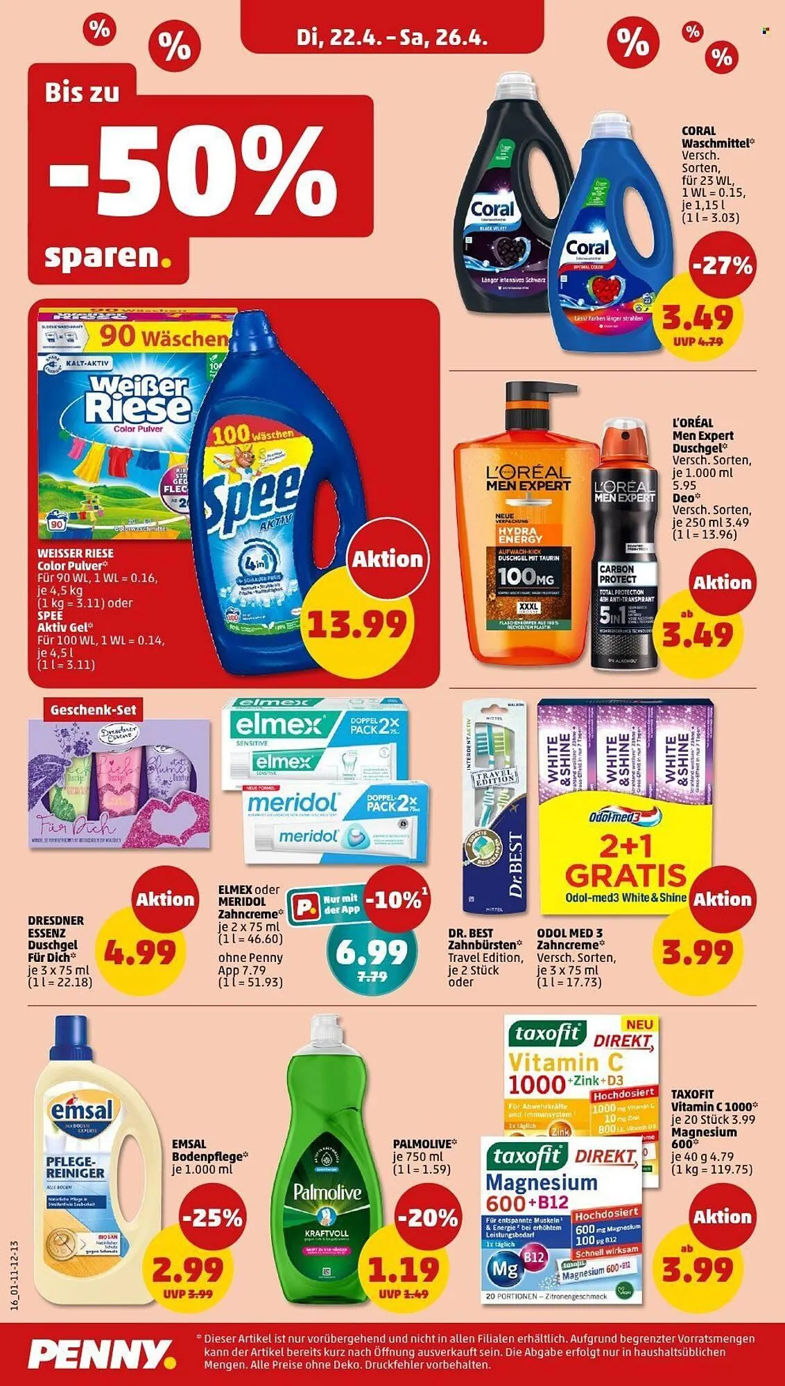 PENNY Prospekt von 22. April bis 26. April 2025 - Prospekt seite 16