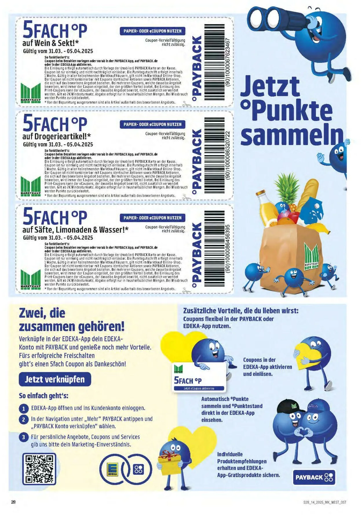 Marktkauf - Nürnberg-Thon Aktueller Prospekt von 31. März bis 5. April 2025 - Prospekt seite 28