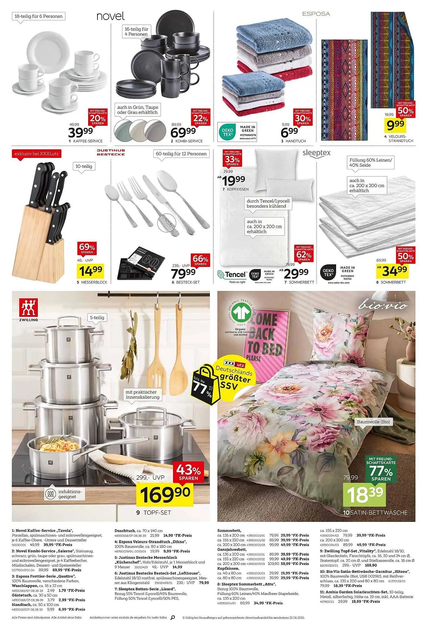 XXXLutz Prospekt von 9. Juni bis 15. Juni 2025 - Prospekt seite 14