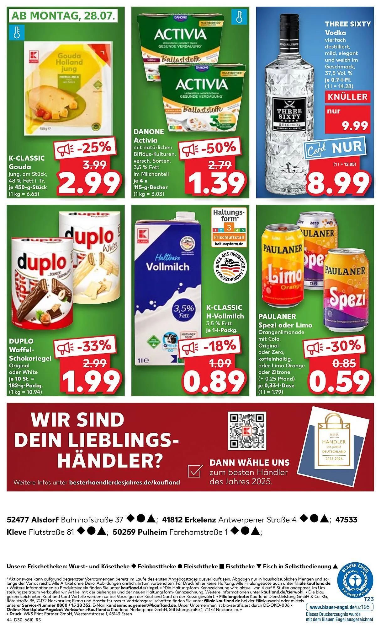 Kaufland Prospekt von 24. Juli bis 30. Juli 2025 - Prospekt seite 44
