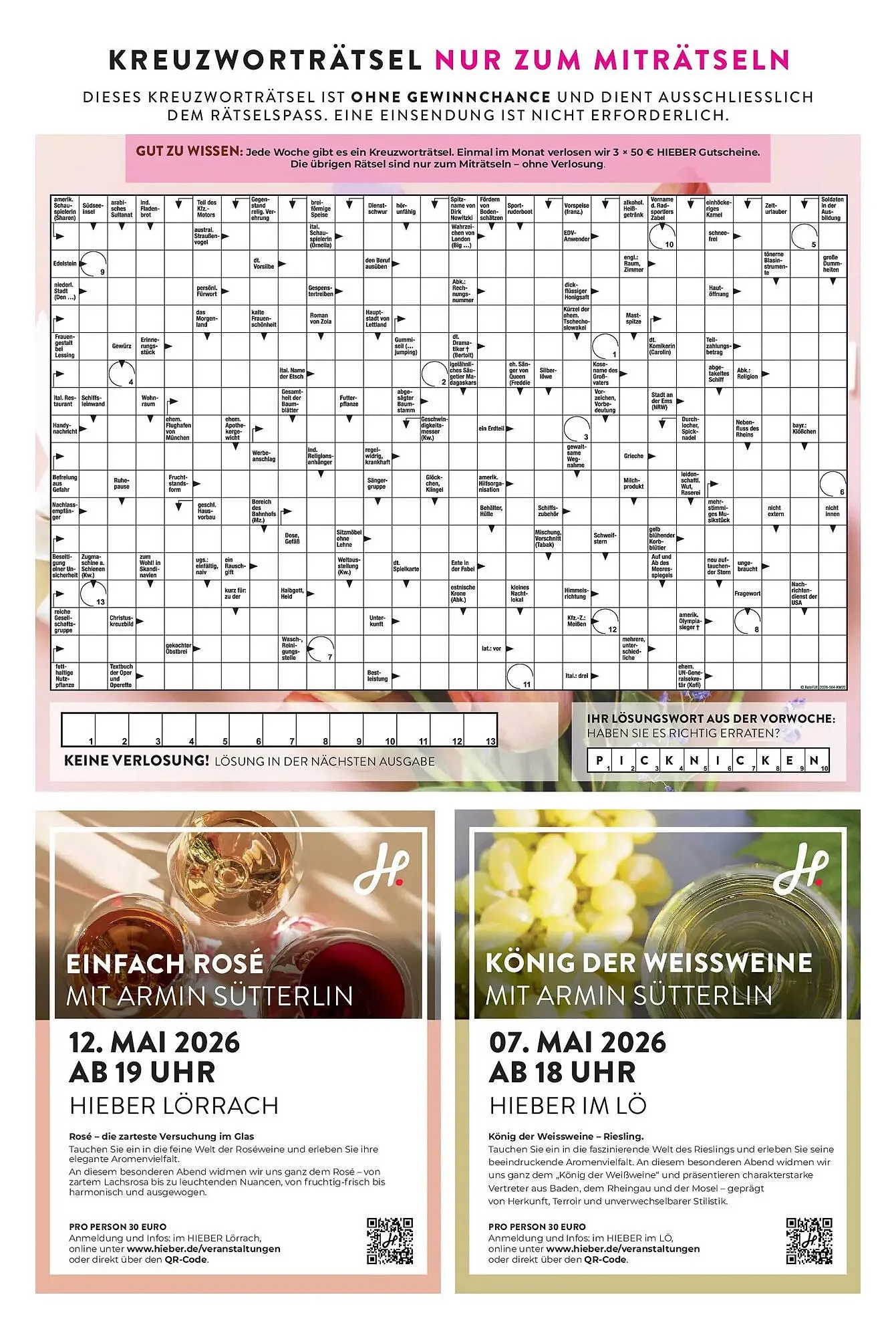 Hieber's Frische Center Prospekt von 3. Mai bis 9. Mai 2026 - Prospekt seite 15