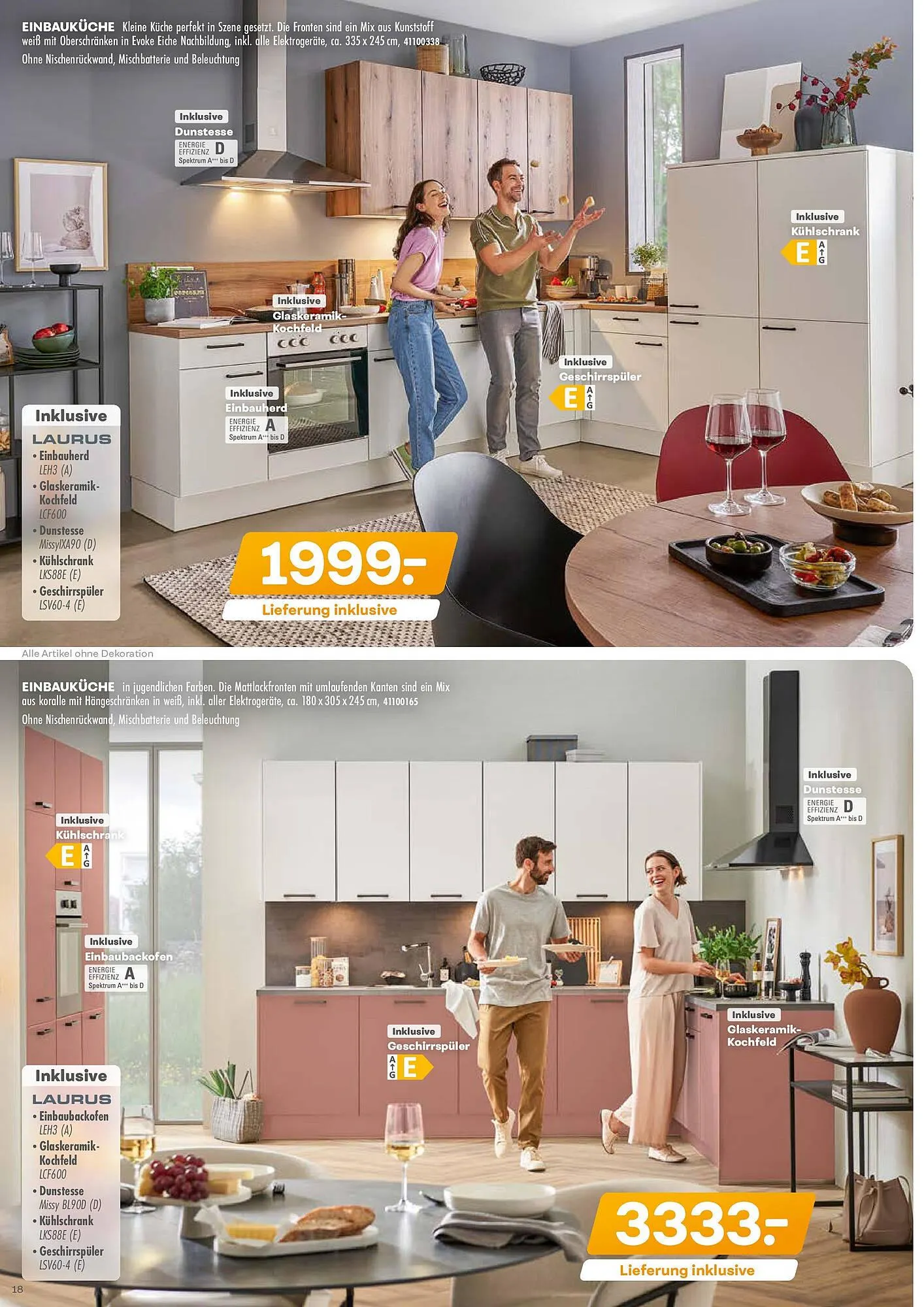 Möbel Kraft Prospekt von 12. August bis 30. September 2025 - Prospekt seite 18