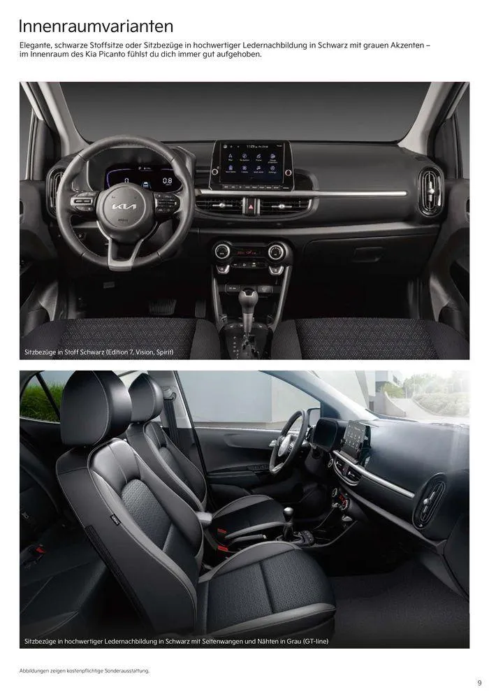 KIA Picanto von 3. September bis 3. September 2025 - Prospekt seite 9