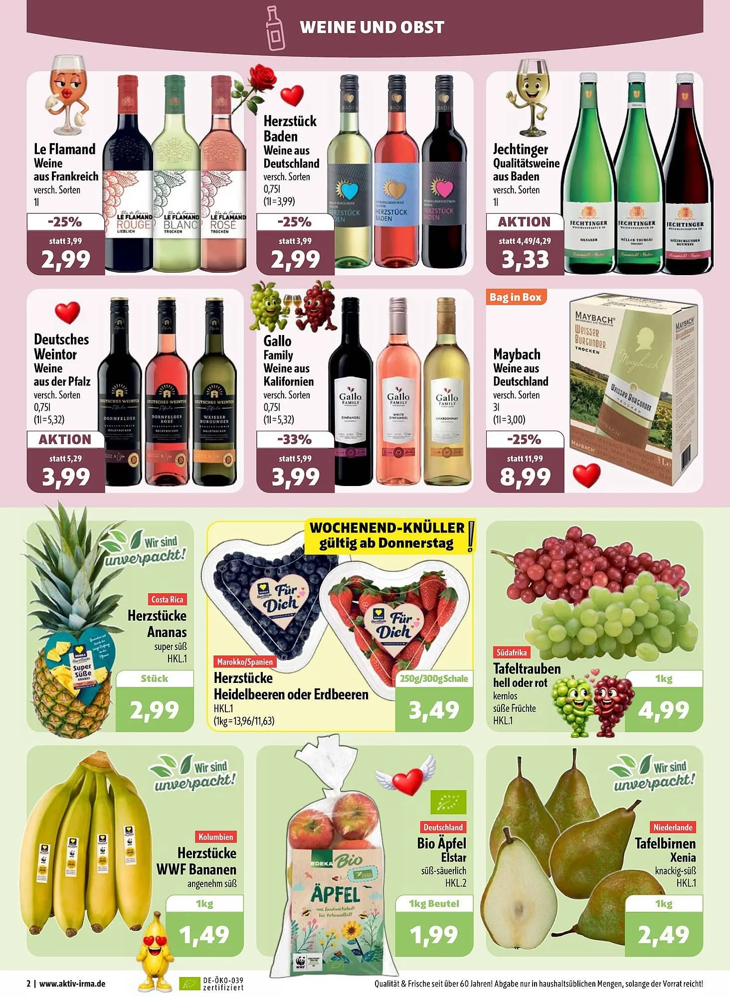 Aktiv Irma Prospekt von 9. Februar bis 14. Februar 2026 - Prospekt seite 2