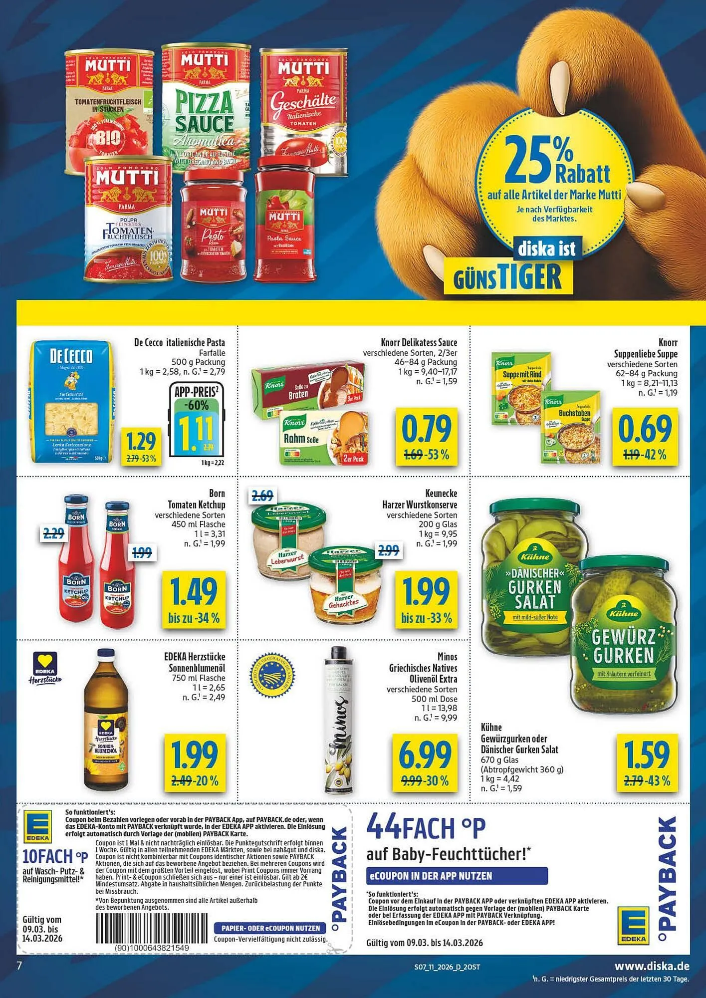 Diska Prospekt von 9. März bis 14. März 2026 - Prospekt seite 7