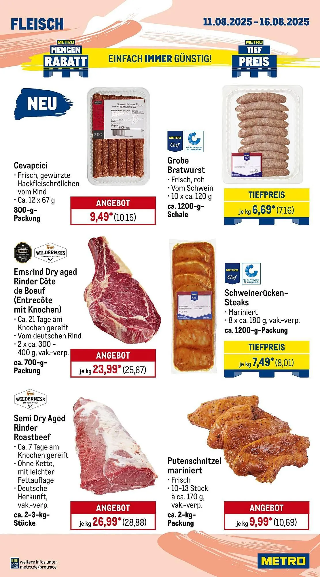 METRO Prospekt von 11. August bis 17. August 2025 - Prospekt seite 3