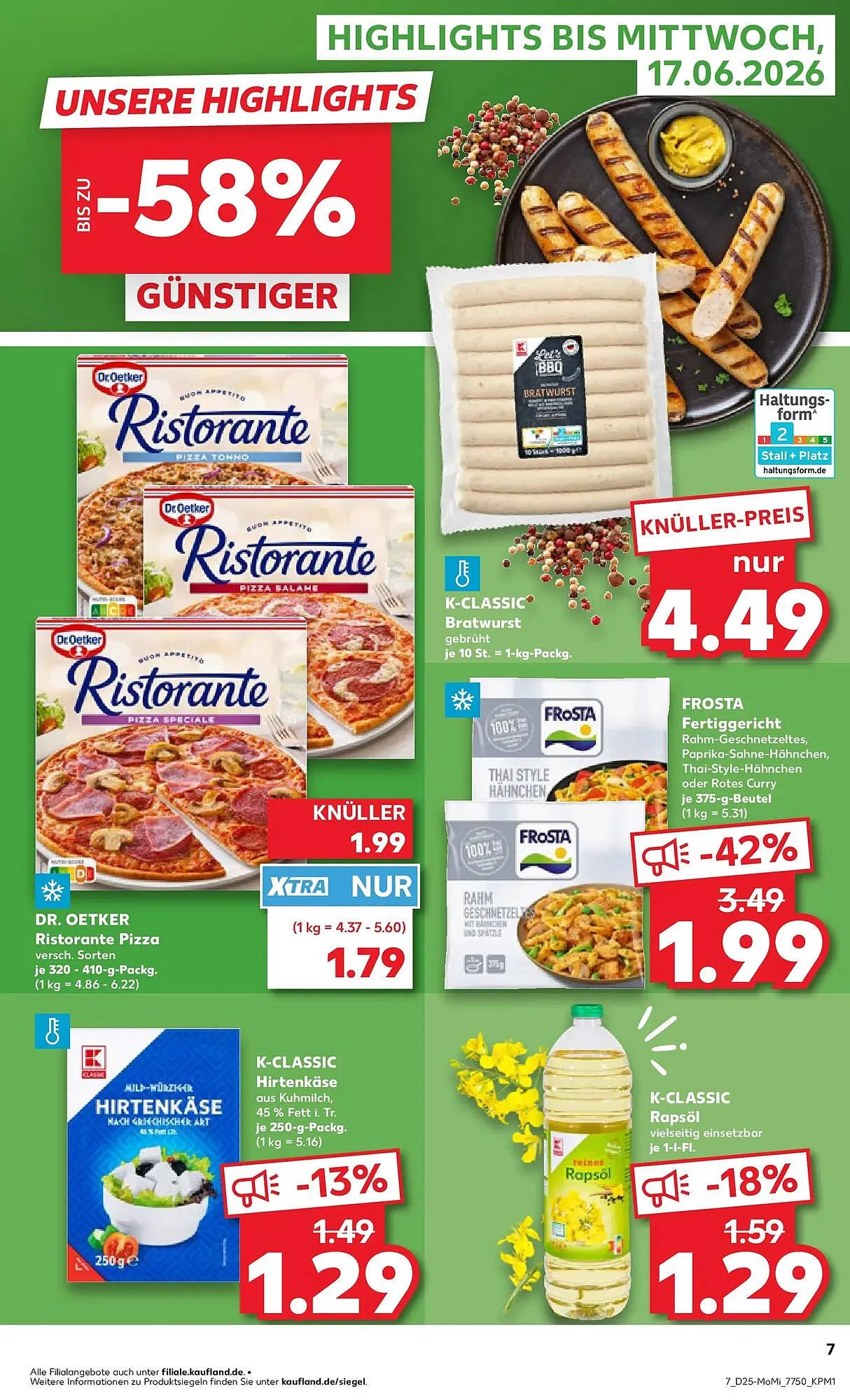 Kaufland Prospekt von 14. Juni bis 17. Juni 2026 - Prospekt seite 7