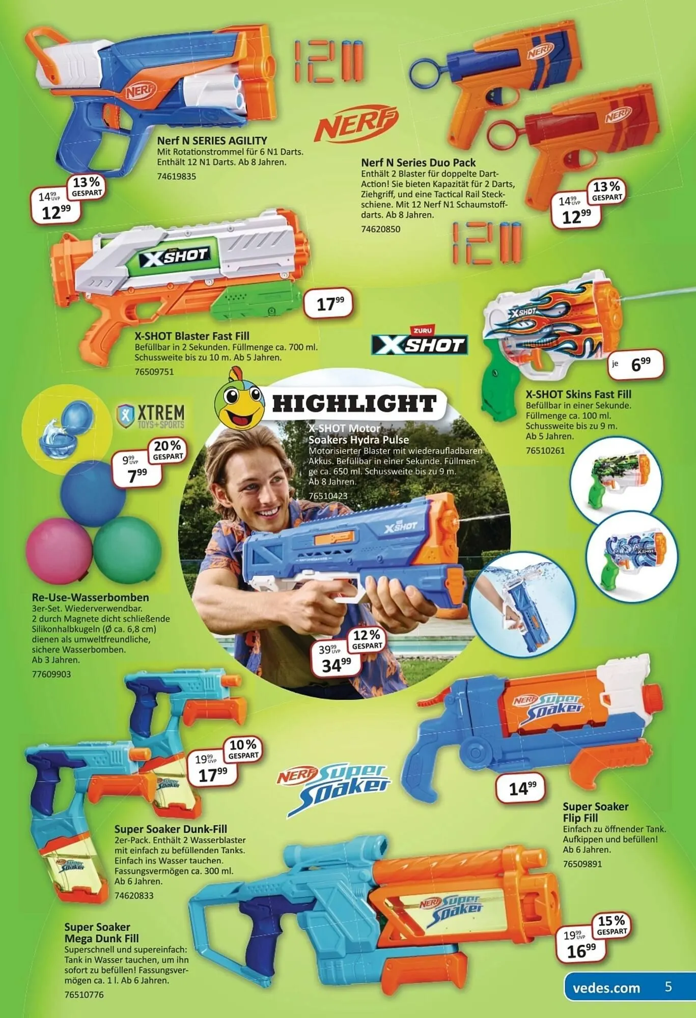 Vedes Prospekt von 1. Juni bis 1. September 2025 - Prospekt seite 5