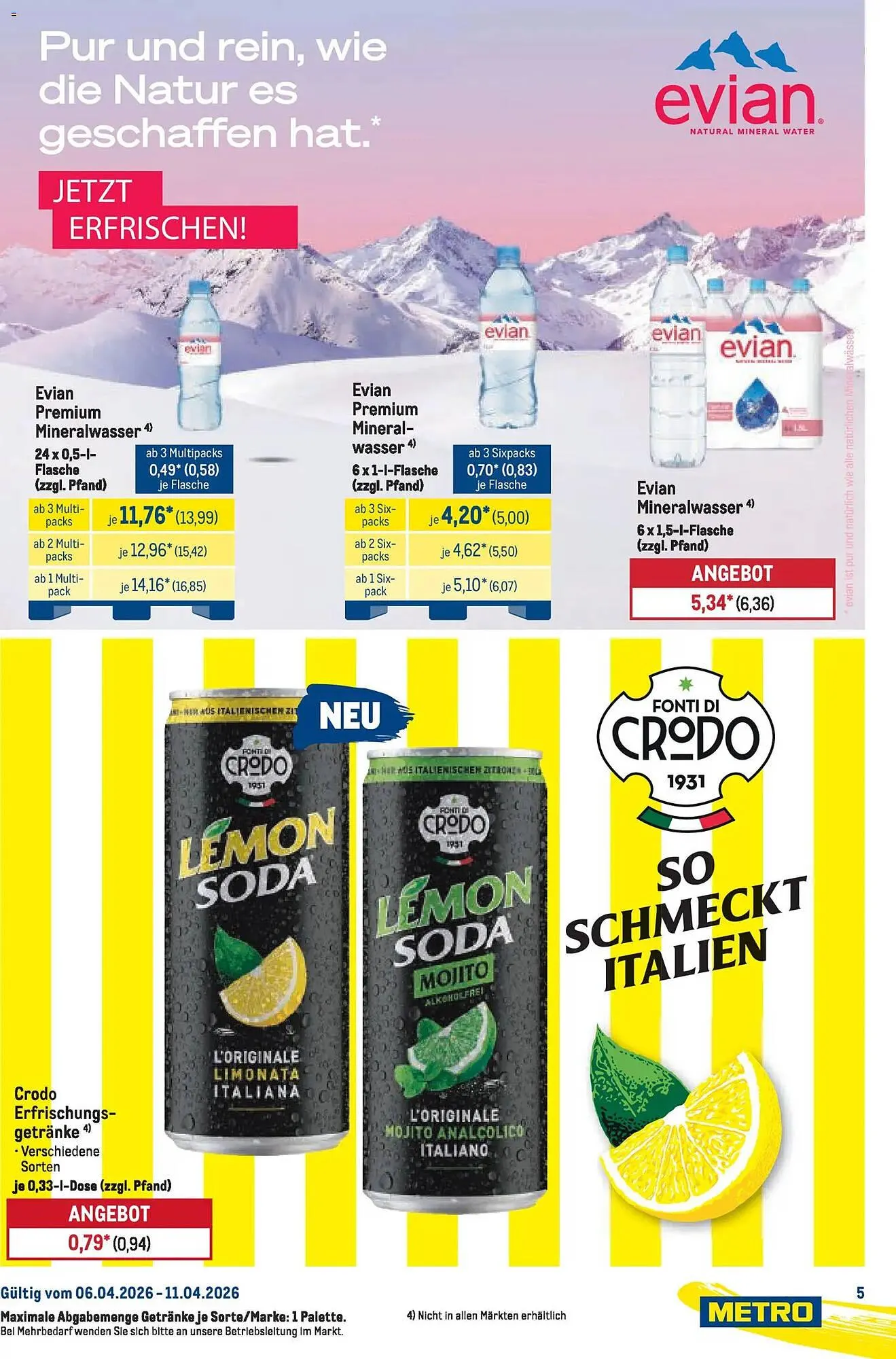 METRO Prospekt von 6. April bis 11. April 2026 - Prospekt seite 5