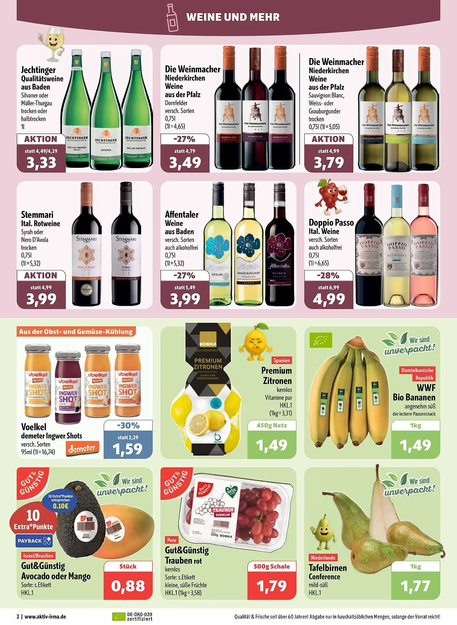 Aktiv Irma Prospekt von 19. Januar bis 24. Januar 2026 - Prospekt seite 2