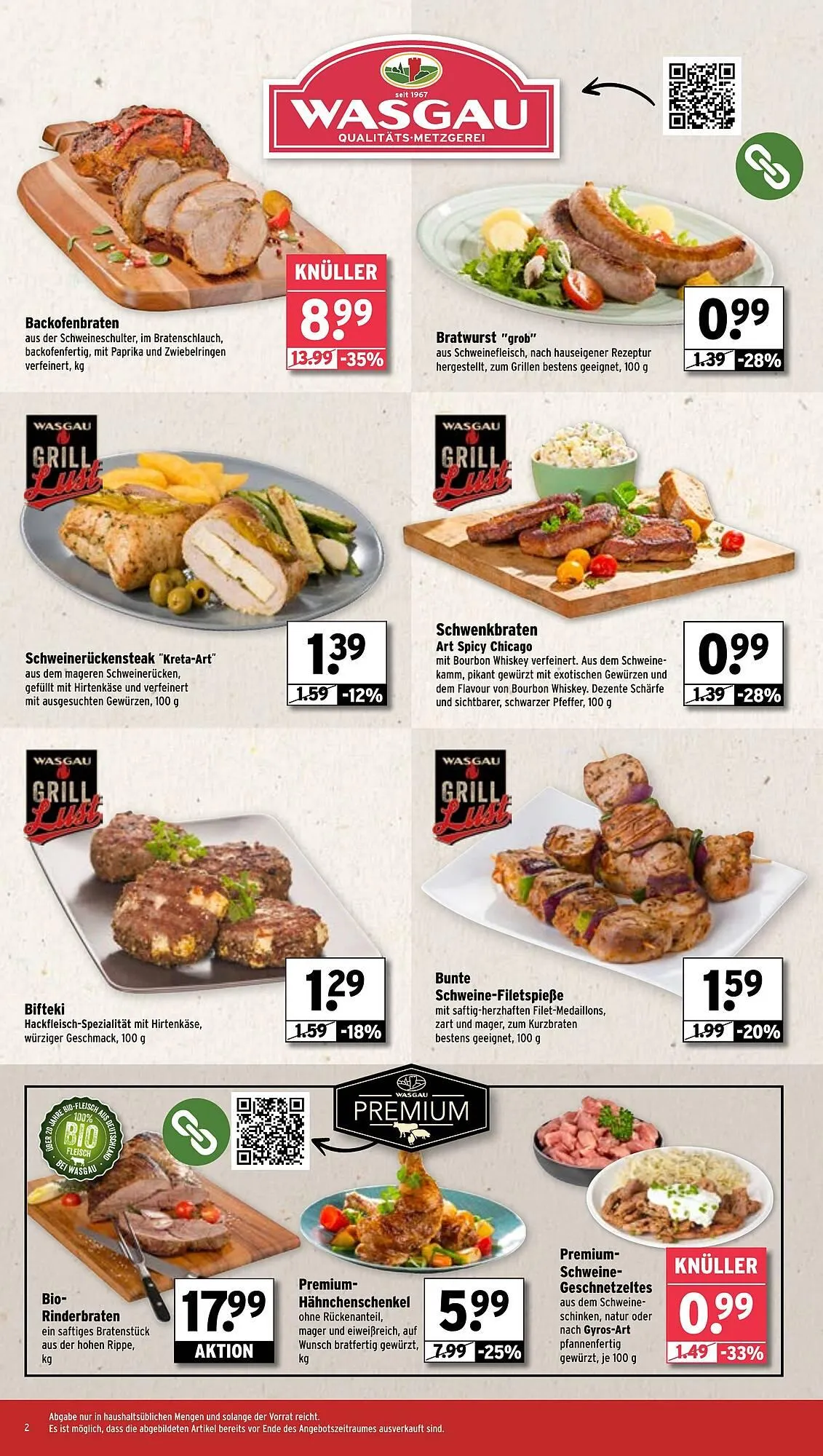 Wasgau Prospekt von 16. Juni bis 21. Juni 2025 - Prospekt seite 2