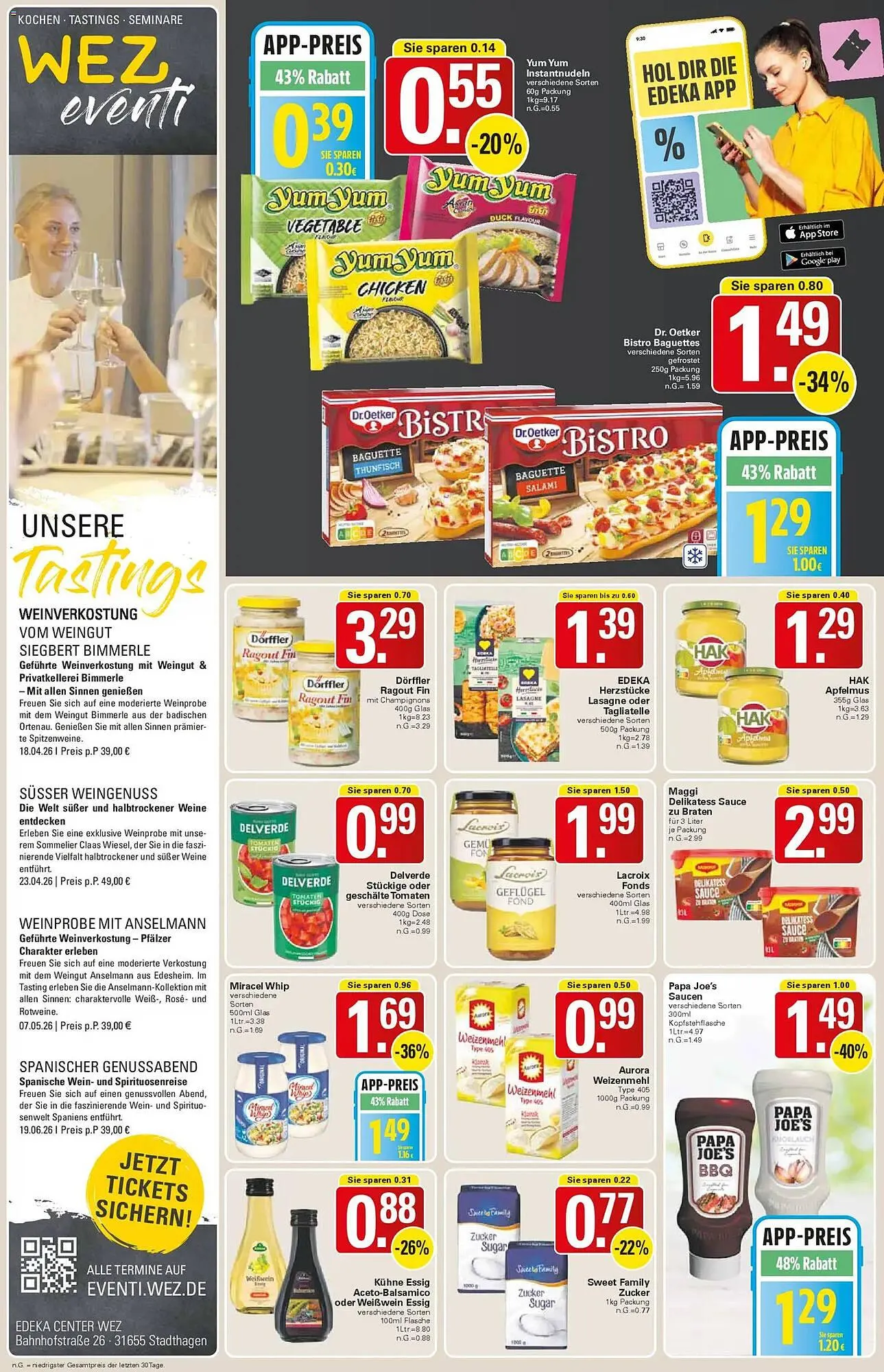 WEZ Prospekt von 16. März bis 21. März 2026 - Prospekt seite 10