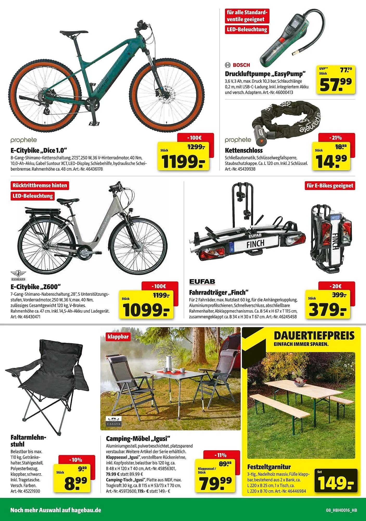 Hagebau Prospekt von 12. April bis 19. April 2025 - Prospekt seite 8