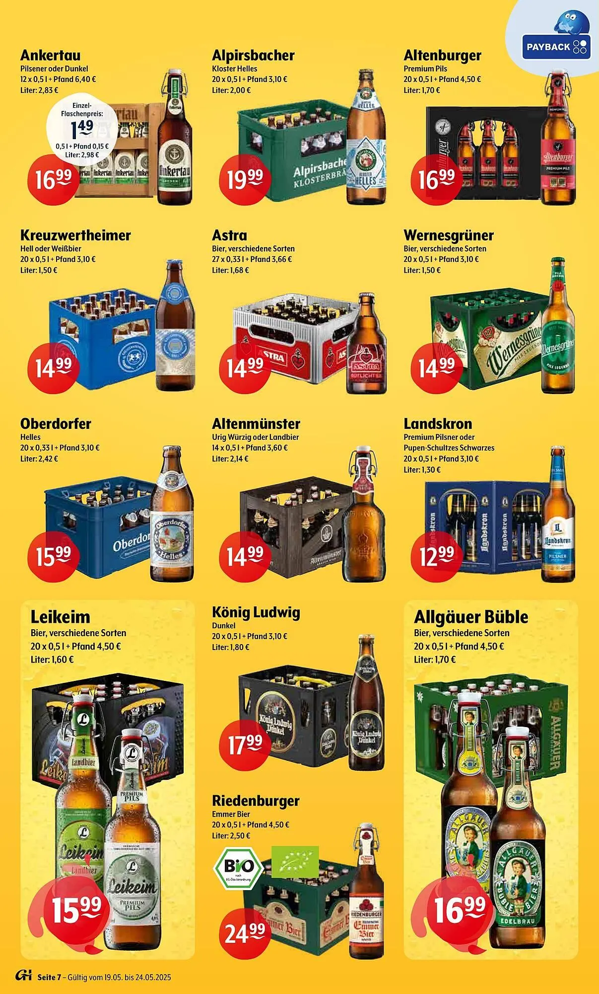 Getränke Hoffmann Prospekt von 19. Mai bis 24. Mai 2025 - Prospekt seite 7