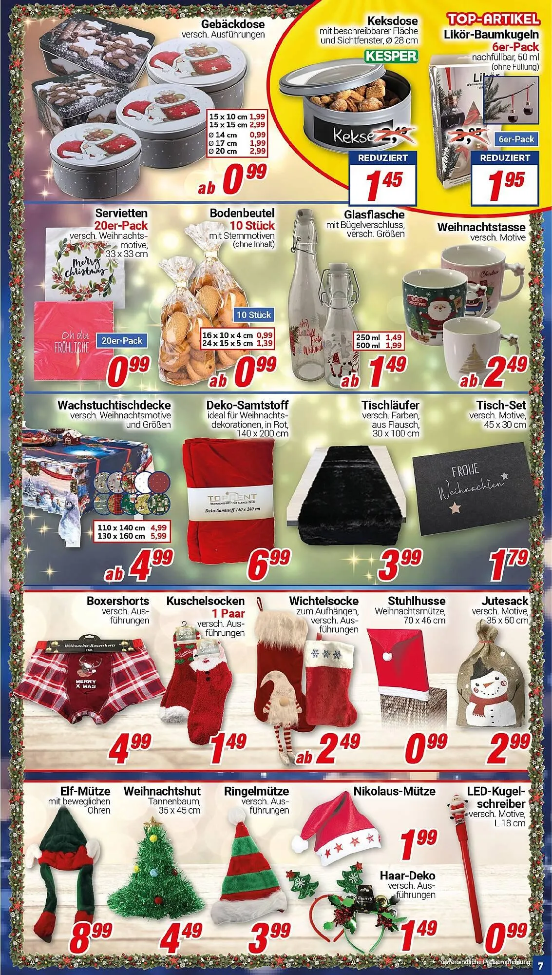 CENTERSHOP Prospekt von 15. Dezember bis 21. Dezember 2025 - Prospekt seite 7