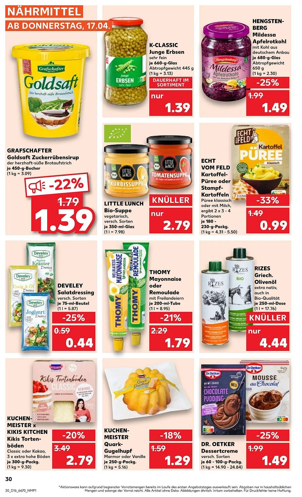 Kaufland Prospekt von 17. April bis 23. April 2025 - Prospekt seite 30