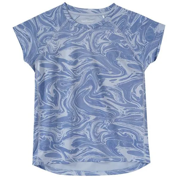 Mädchen Sport-T-Shirt mit Allover-Muster