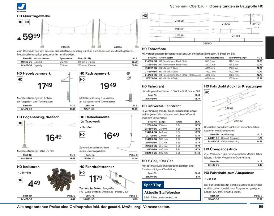 Modellbahn Katalog von 29. Oktober bis 31. Dezember 2025 - Prospekt seite 101