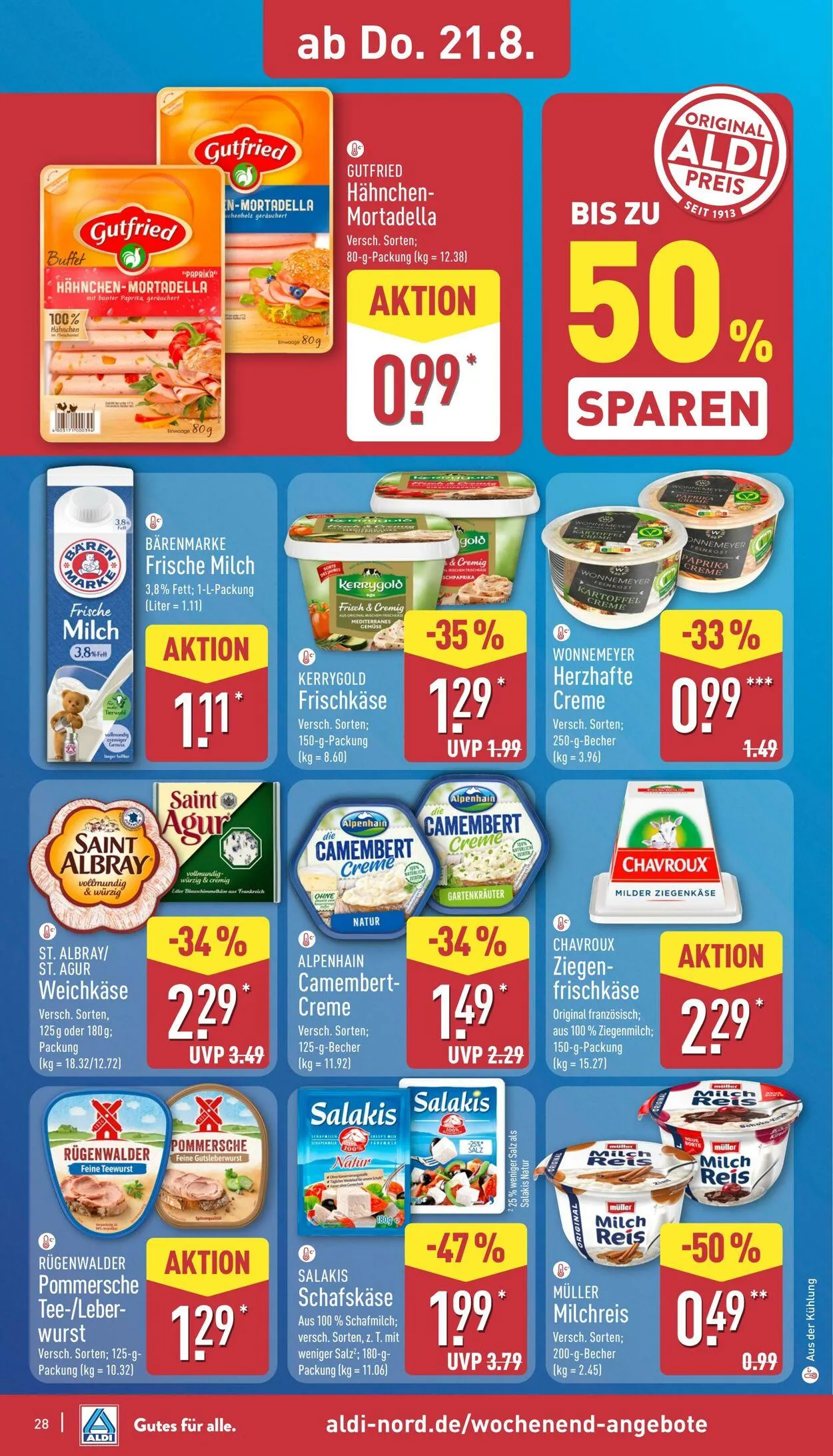 Aldi-Nord von 18. August bis 23. August 2025 - Prospekt seite 28