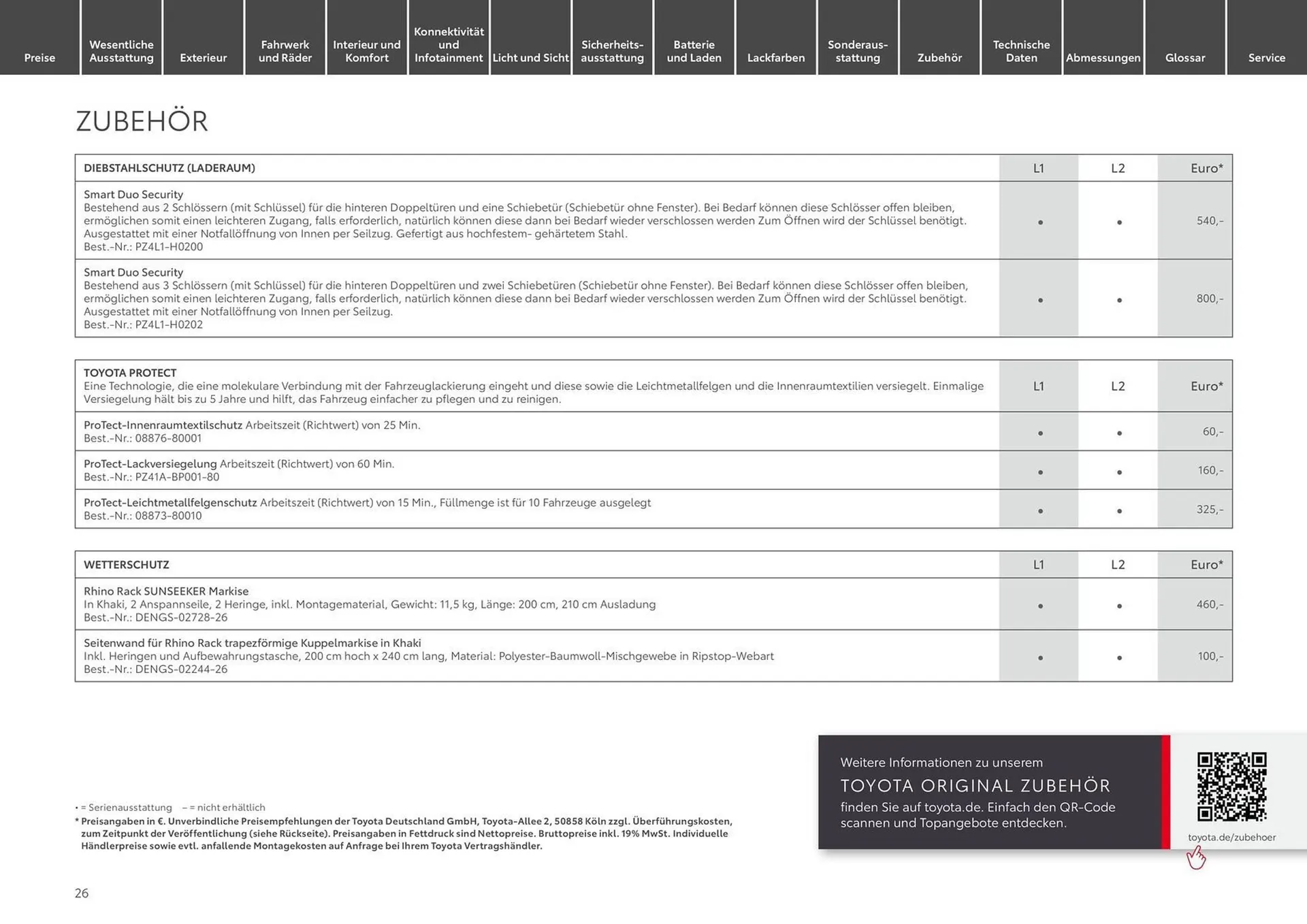 Toyota Prospekt von 6. März bis 30. April 2025 - Prospekt seite 26