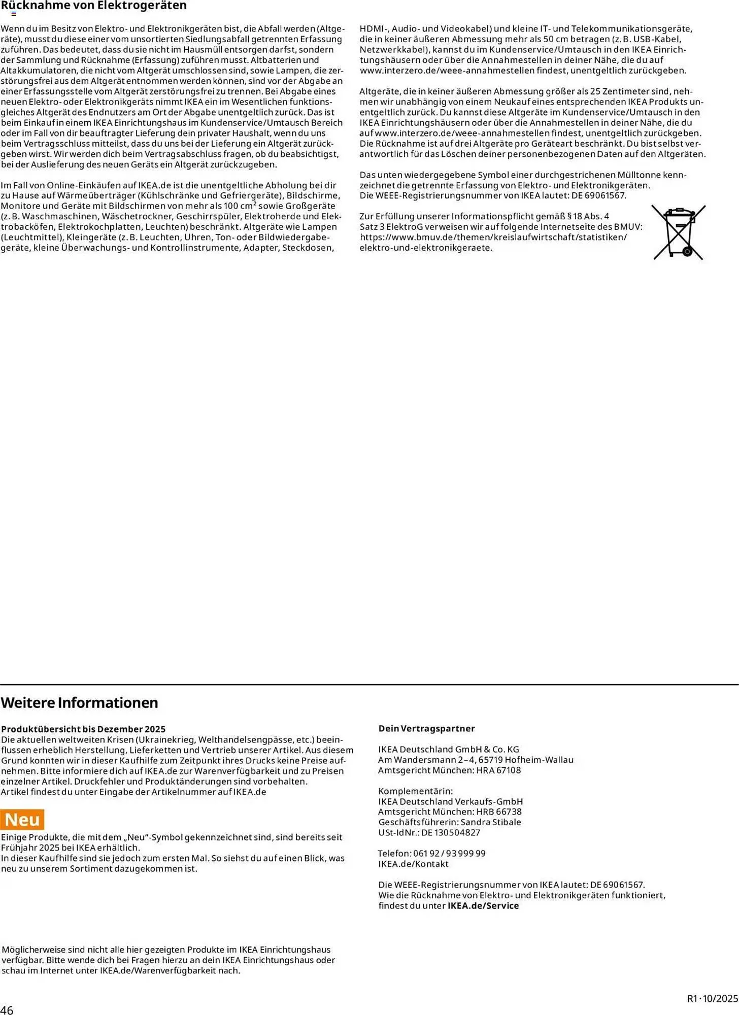 IKEA Prospekt von 30. September bis 31. März 2026 - Prospekt seite 46