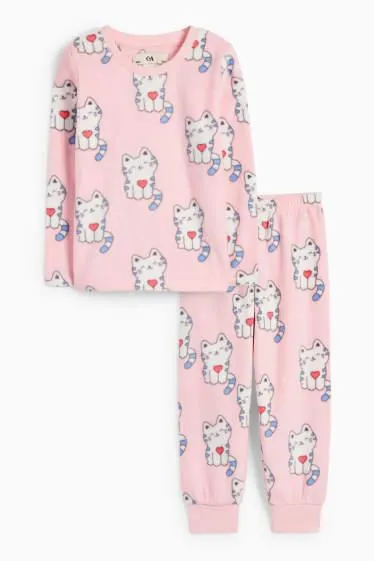 Cat - winter pyjamas - 2 piece