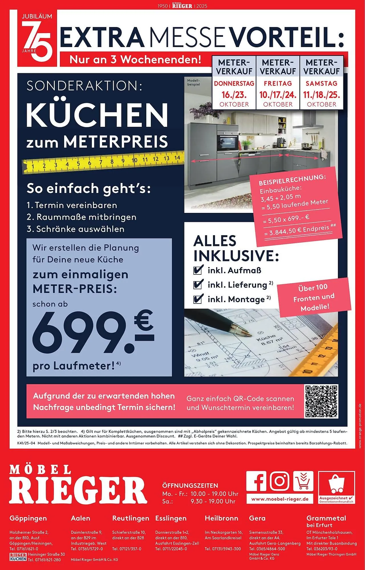 Möbel Rieger Prospekt von 15. Oktober bis 30. Oktober 2025 - Prospekt seite 4