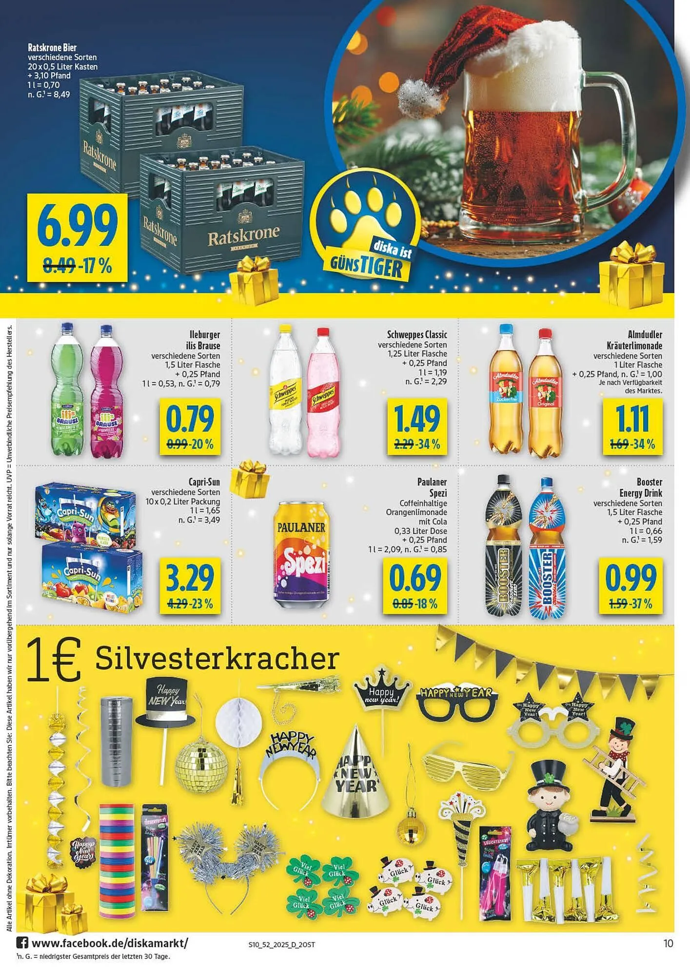 Diska Prospekt von 22. Dezember bis 27. Dezember 2025 - Prospekt seite 10