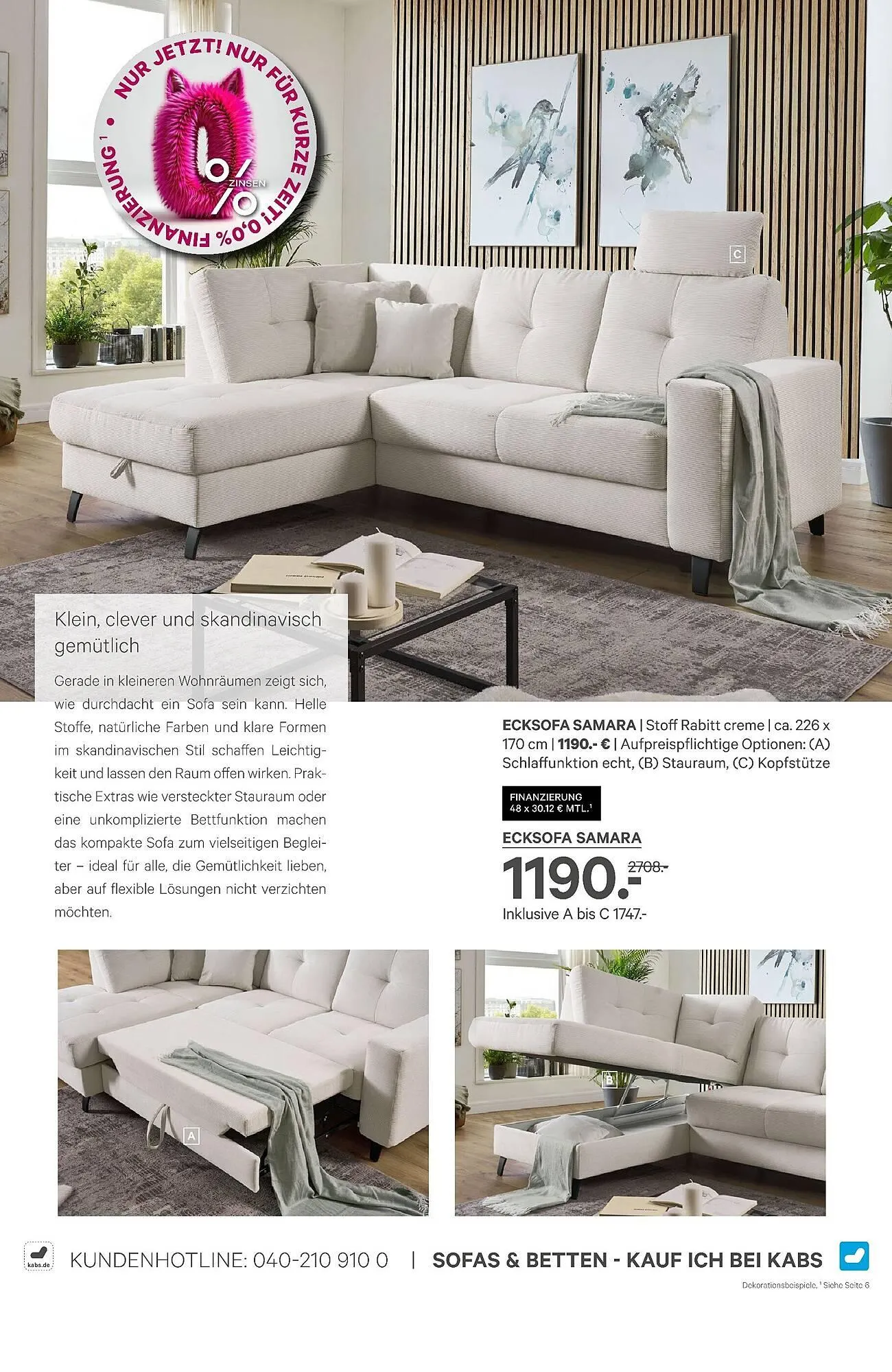 Kabs Polsterwelt Prospekt von 26. März bis 29. April 2026 - Prospekt seite 7