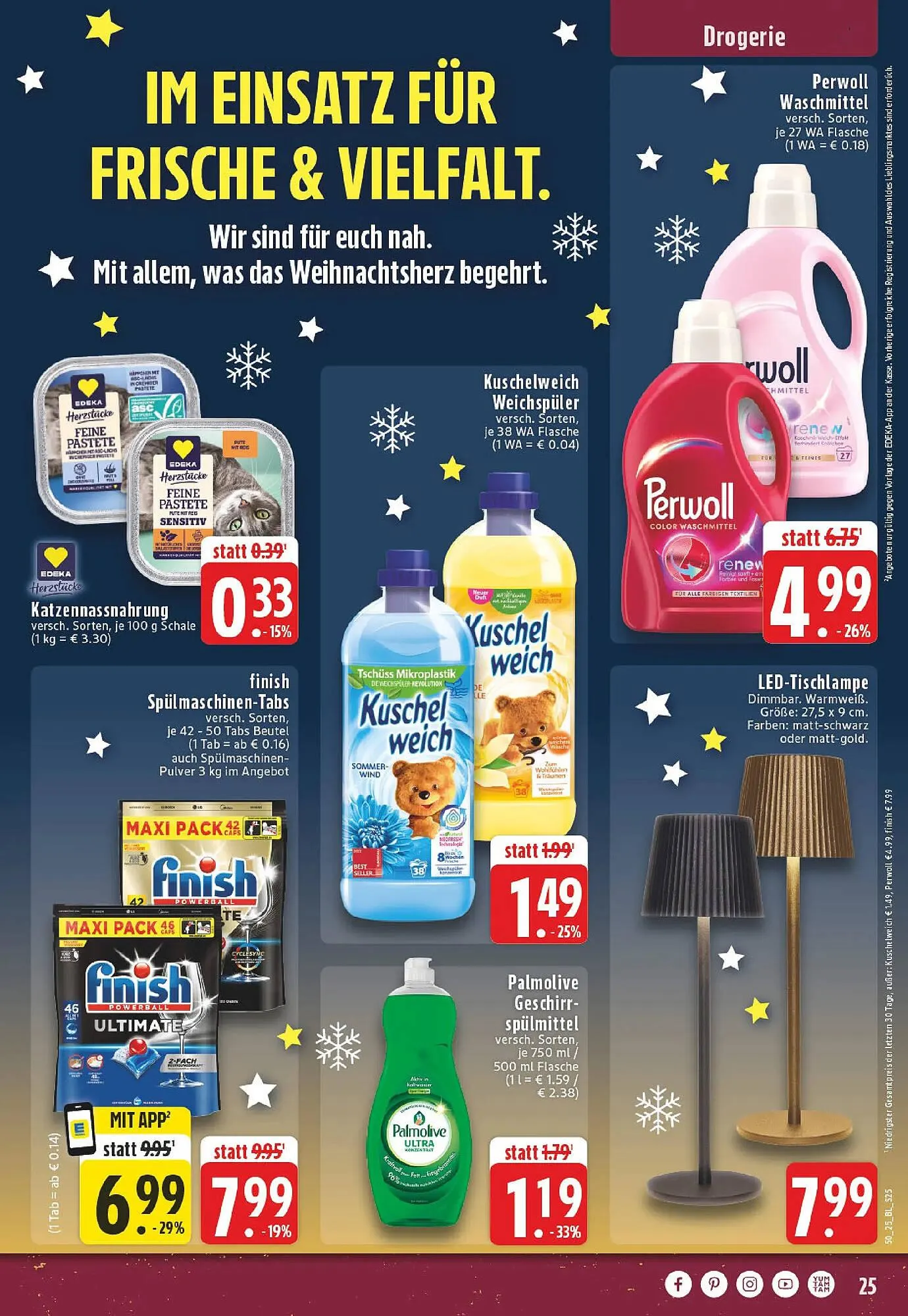 Edeka Prospekt von 8. Dezember bis 13. Dezember 2025 - Prospekt seite 25