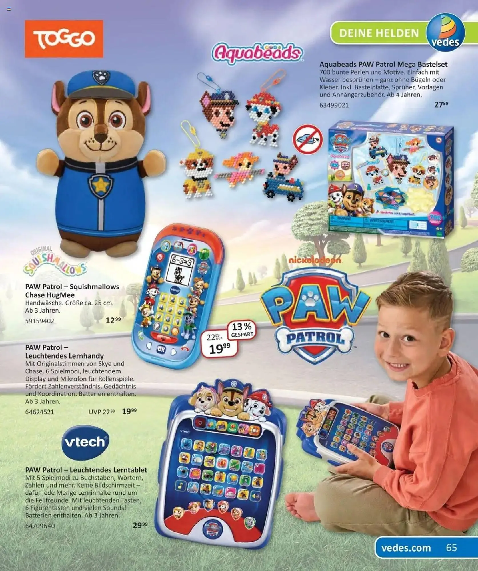 Vedes Prospekt von 29. September bis 6. Januar 2026 - Prospekt seite 65