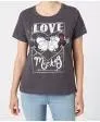 Mickey and Minnie Mouse T-Shirt Disney, Rundhalsausschnitt