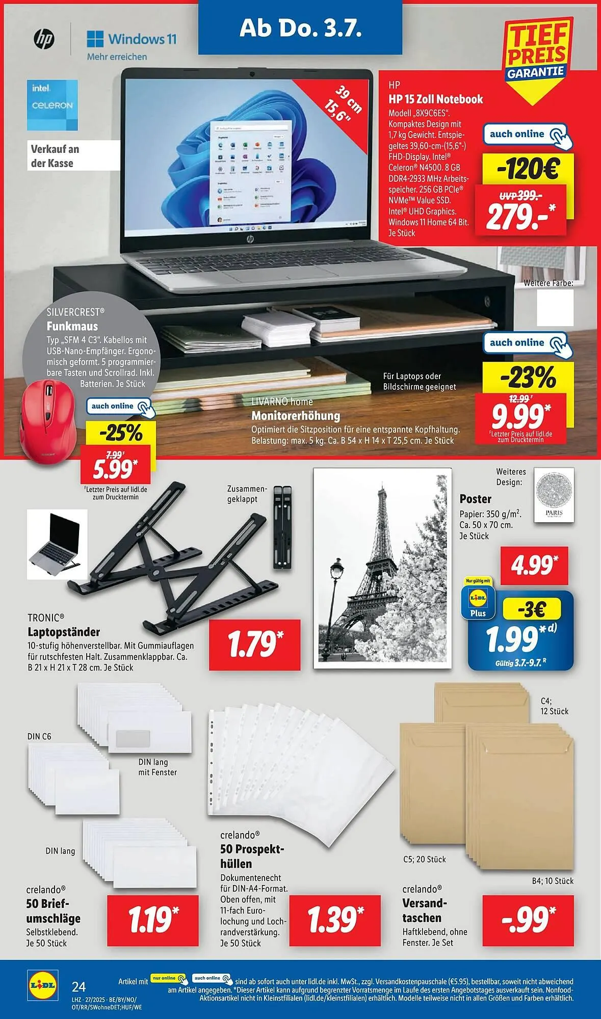 Lidl Prospekt von 30. Juni bis 6. Juli 2025 - Prospekt seite 34